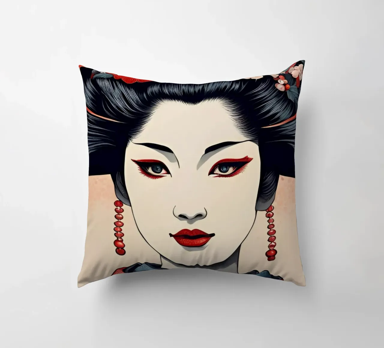 Geisha 4 cuscino da Rezh creations