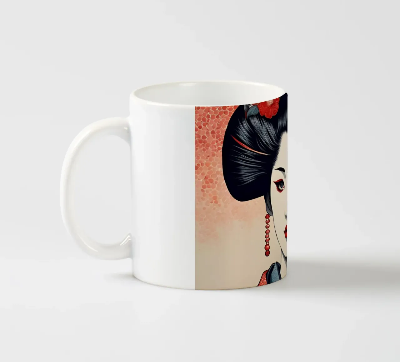 Geisha 4 tazza in ceramica da Rezh creations