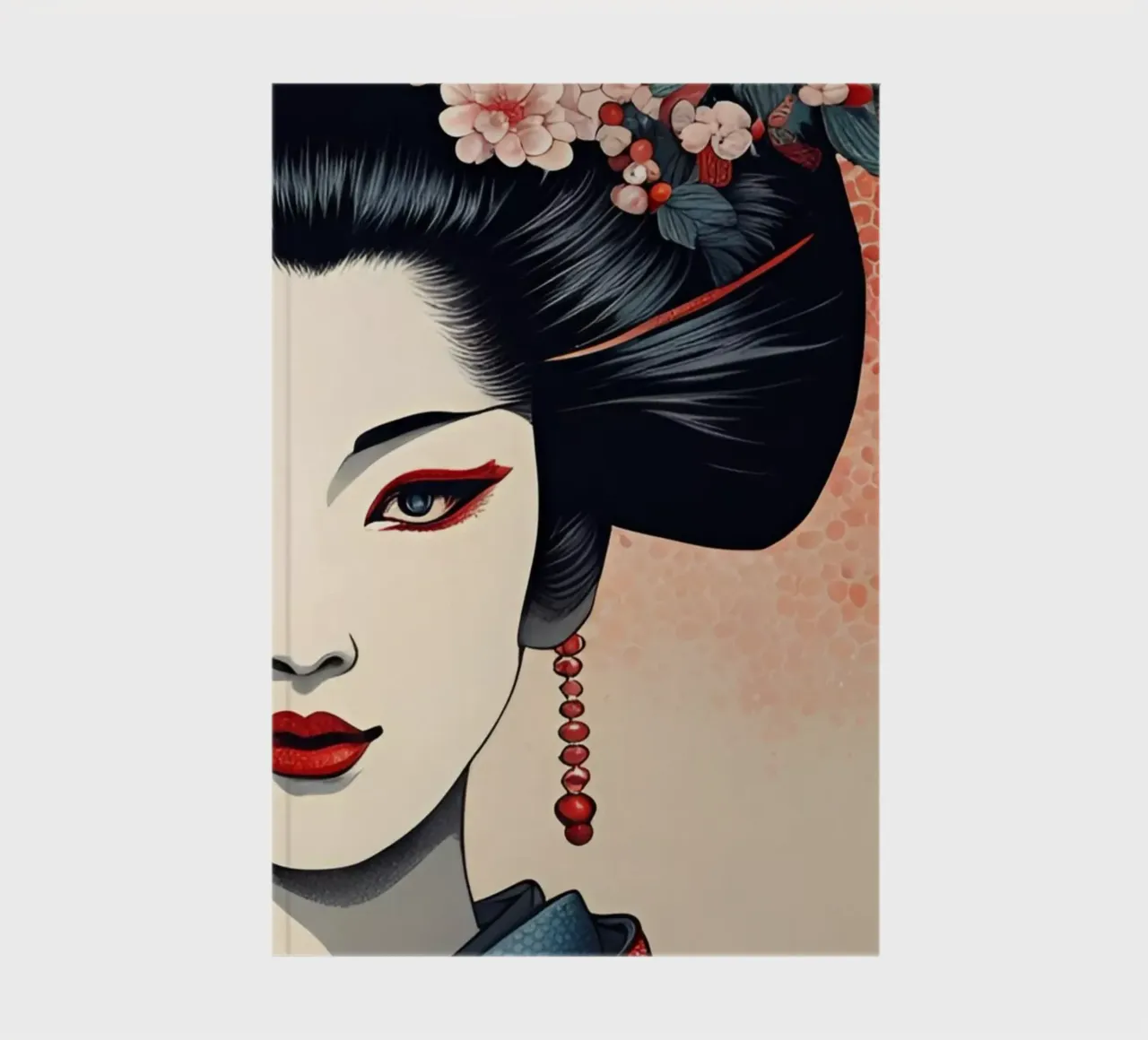 Geisha 4 notebook by Rezh creations