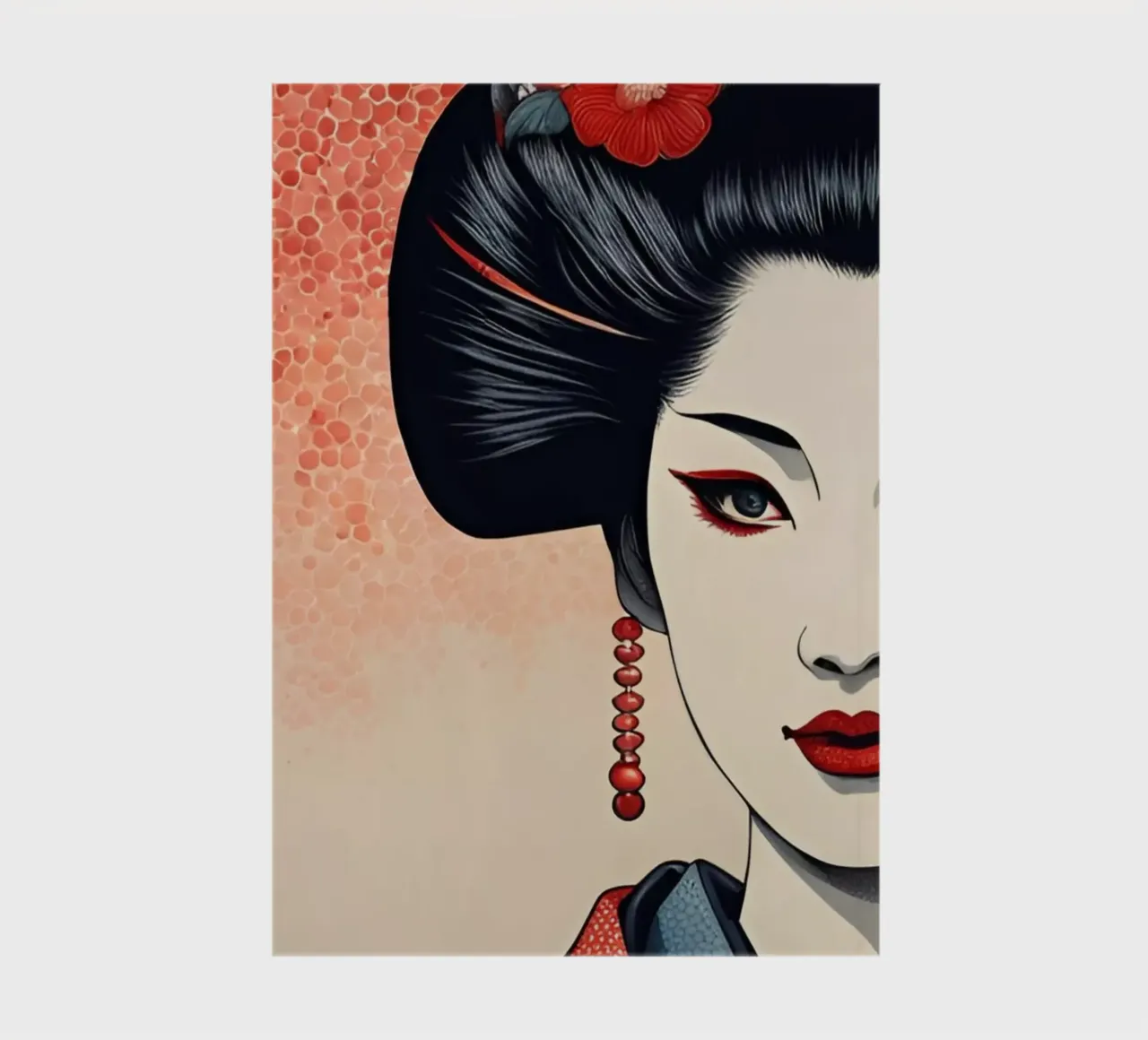 Geisha 4 notebook by Rezh creations