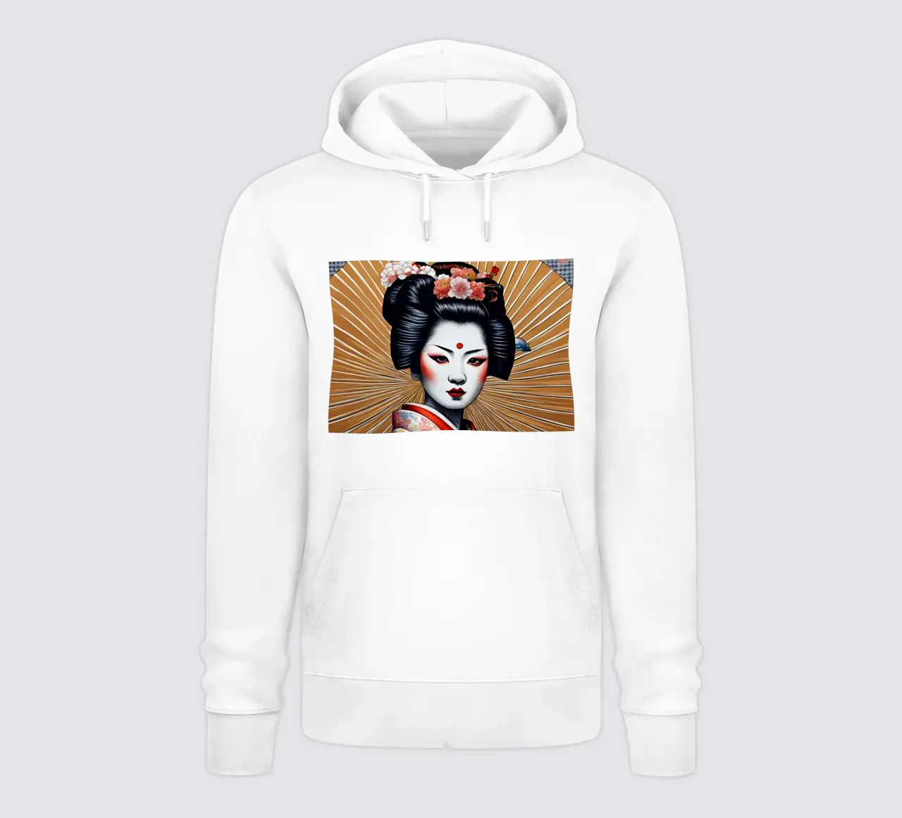 Geisha 5 felpa con cappuccio da Rezh creations