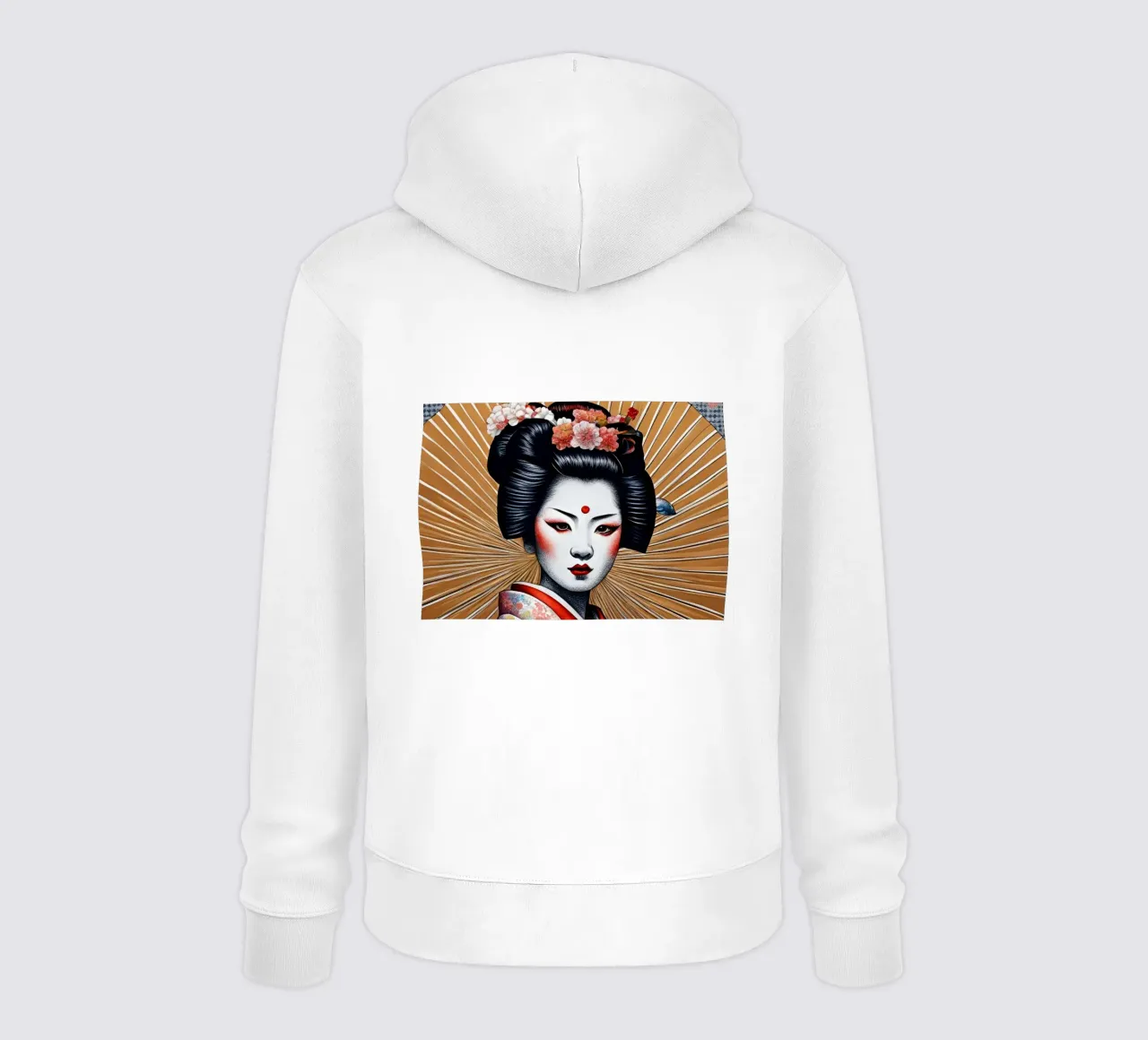 Geisha 5 felpa con cappuccio da Rezh creations