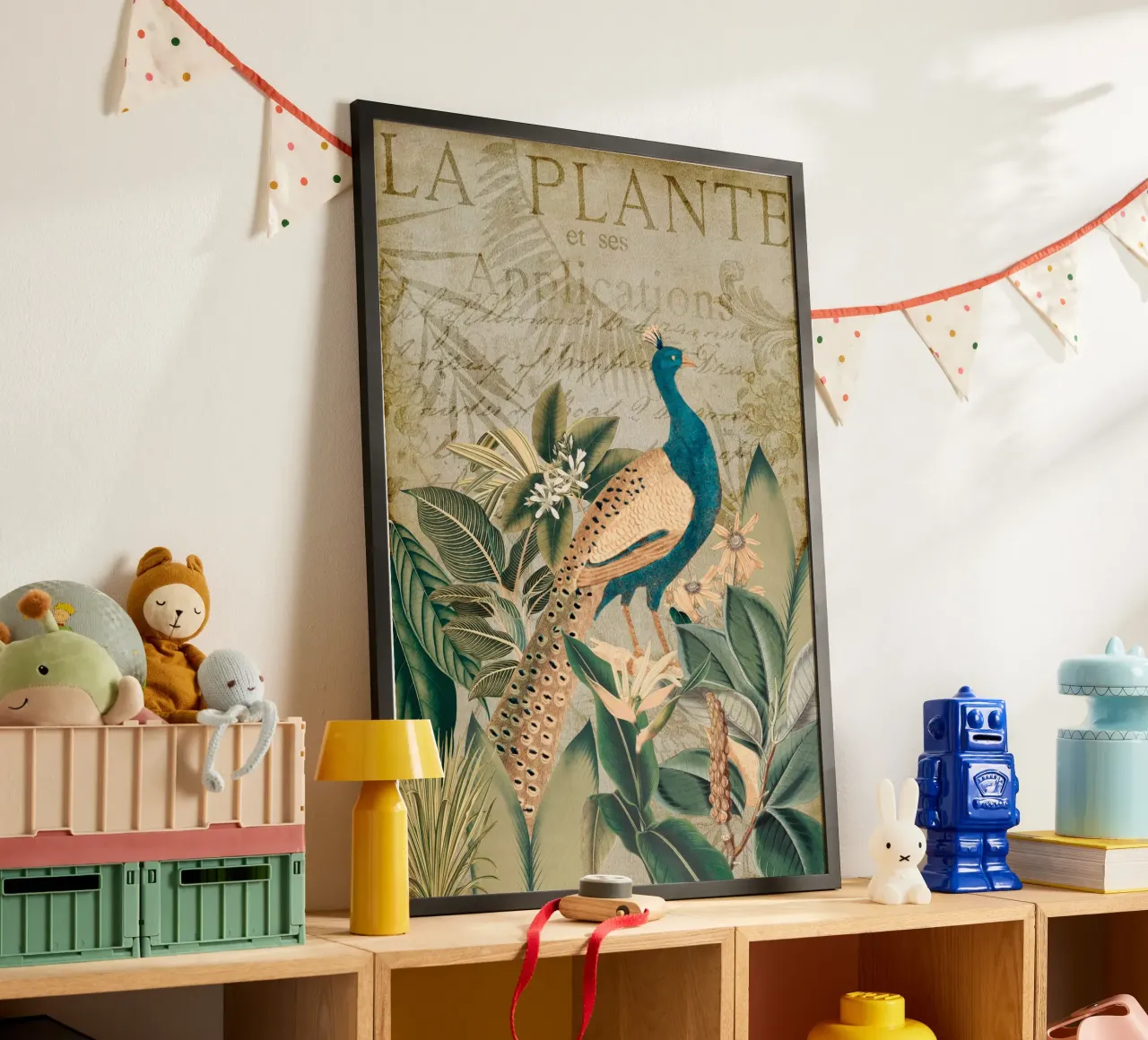 Giardino Nostalgico Peafowls poster da Andrea Haase Vintage World