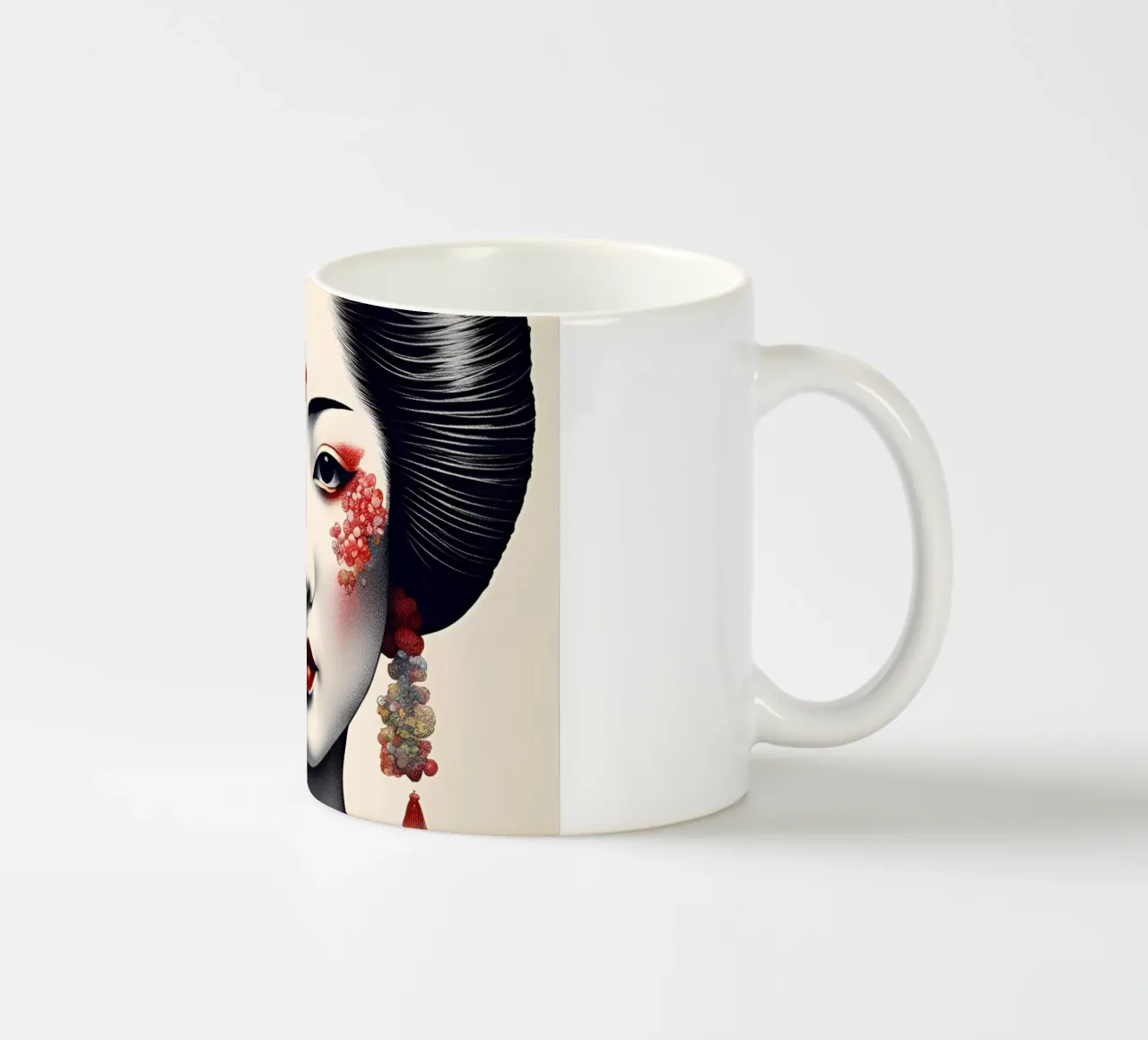 Geisha 6 tazza in ceramica da Rezh creations