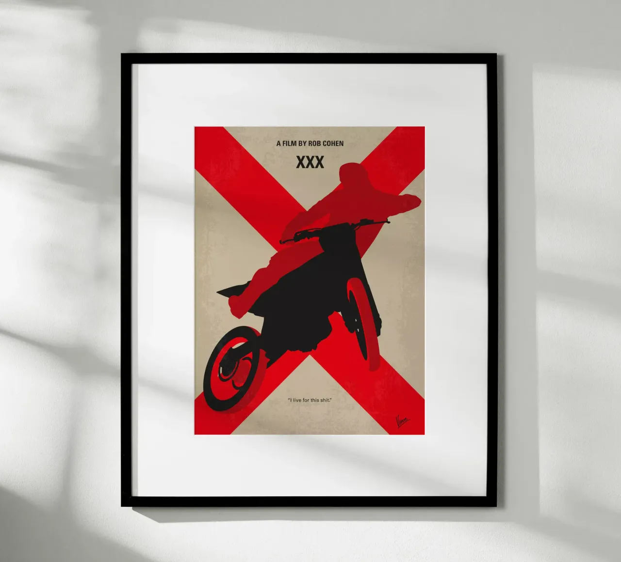No728 My xXx minimal movie poster poster da Chungkong