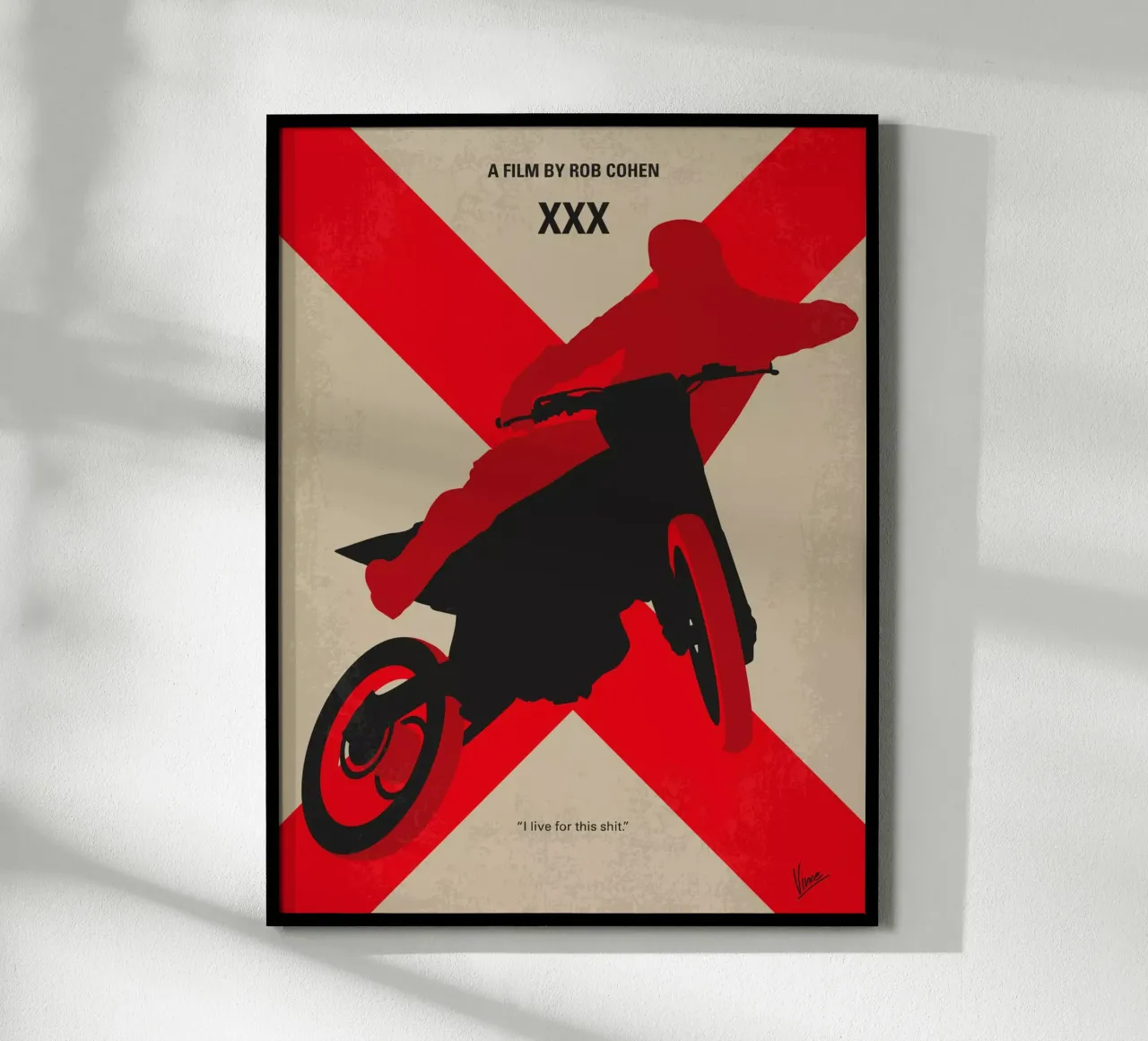 No728 My xXx minimal movie poster poster da Chungkong