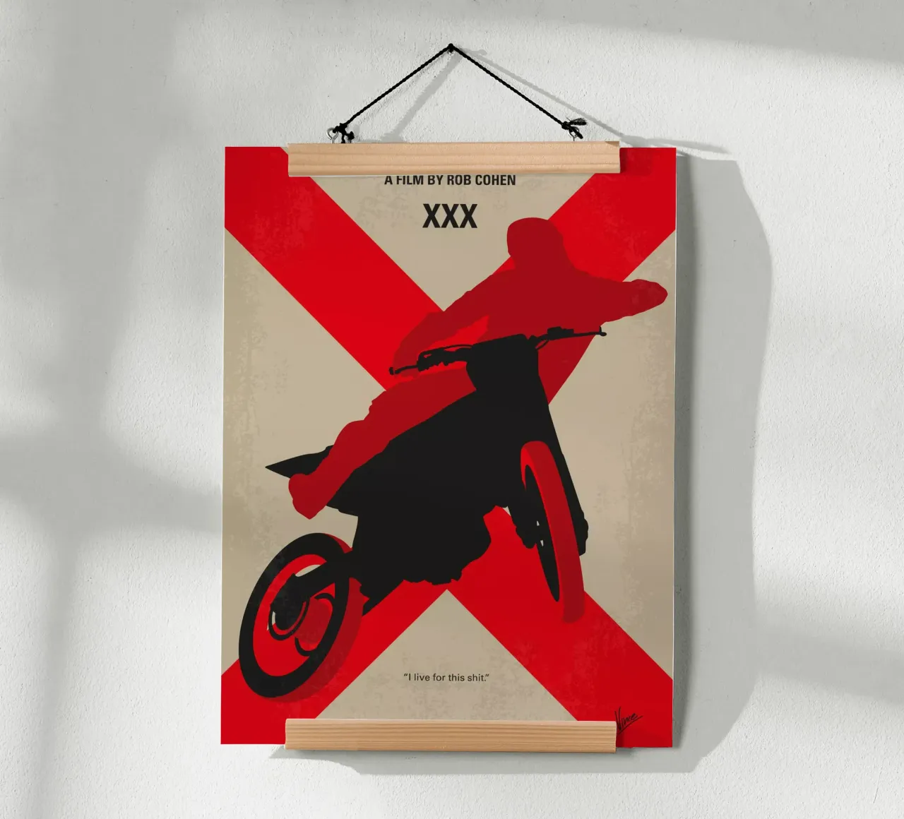 No728 My xXx minimal movie poster poster da Chungkong