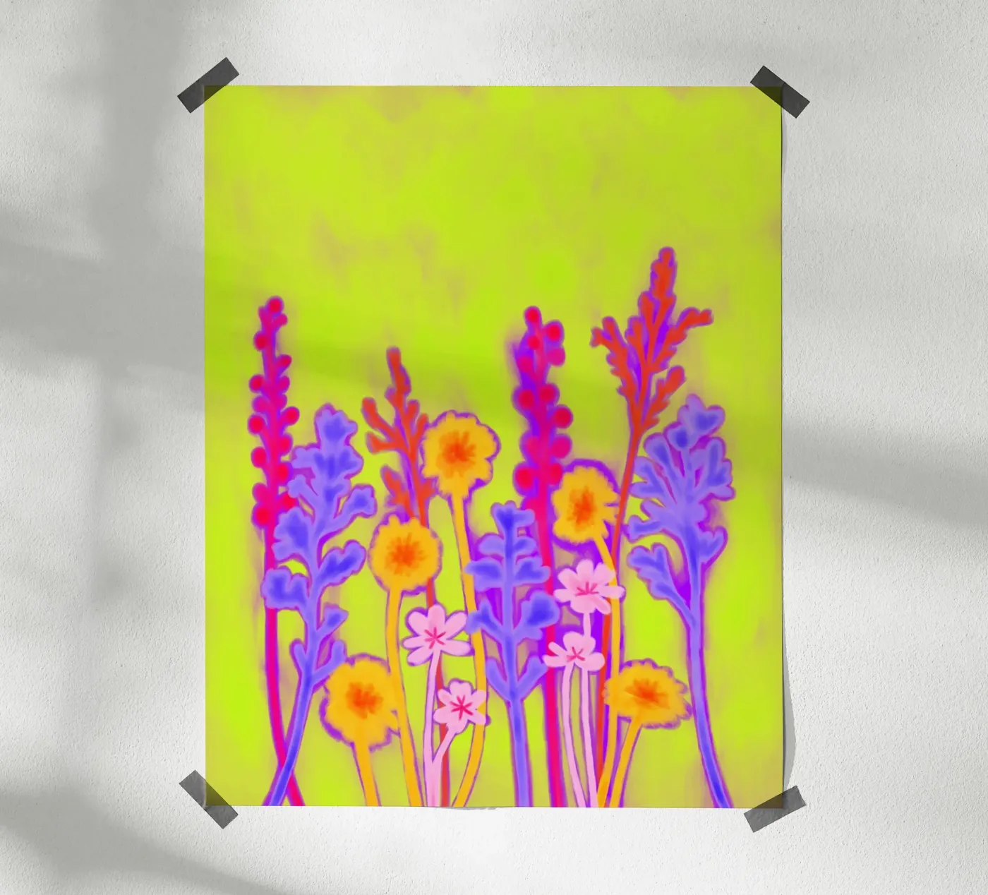 Wildflowers poster da LAUSEMIA DESIGN STUDIO
