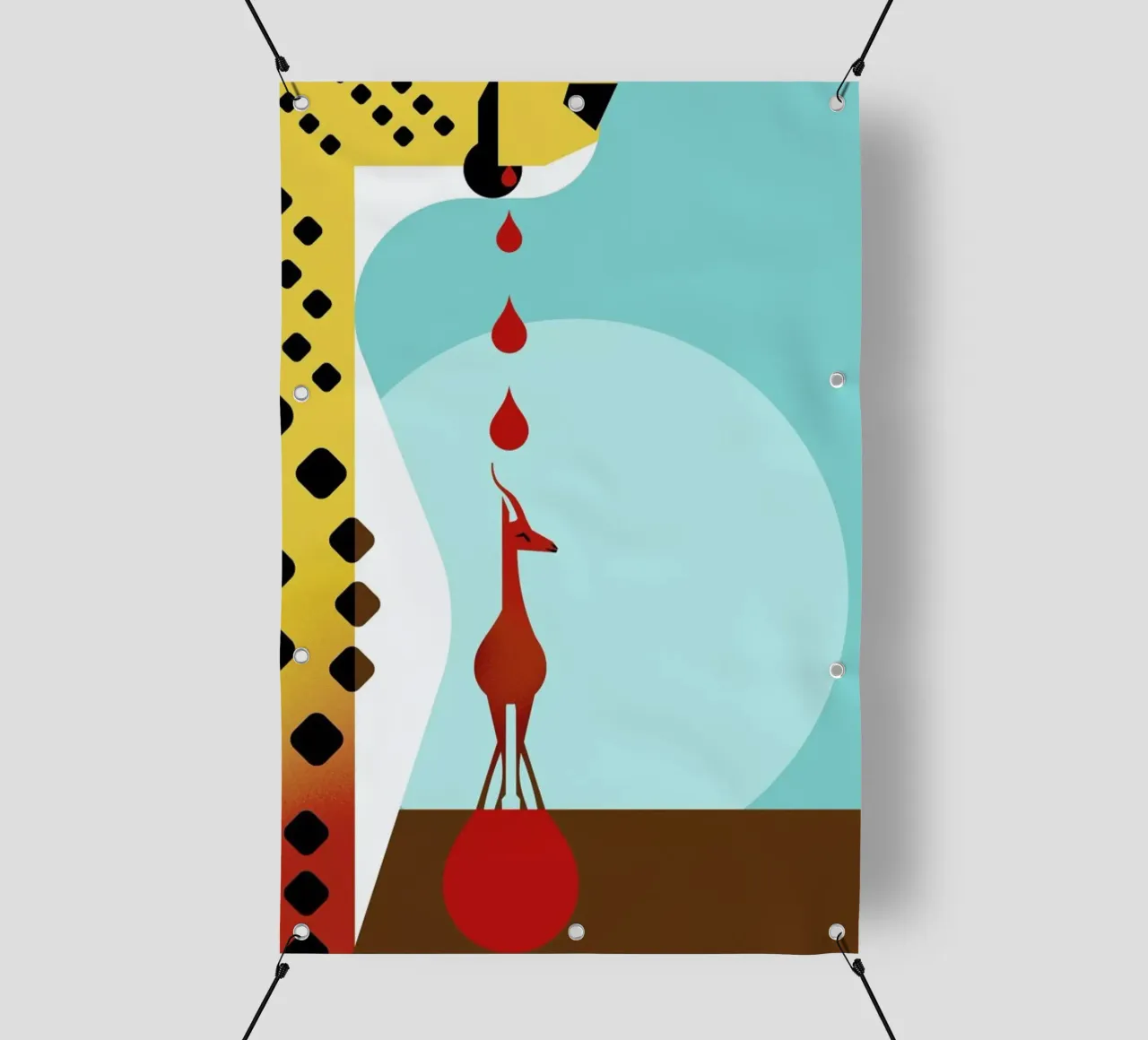 Cheetah 1 telo in pvc da Dieter Braun