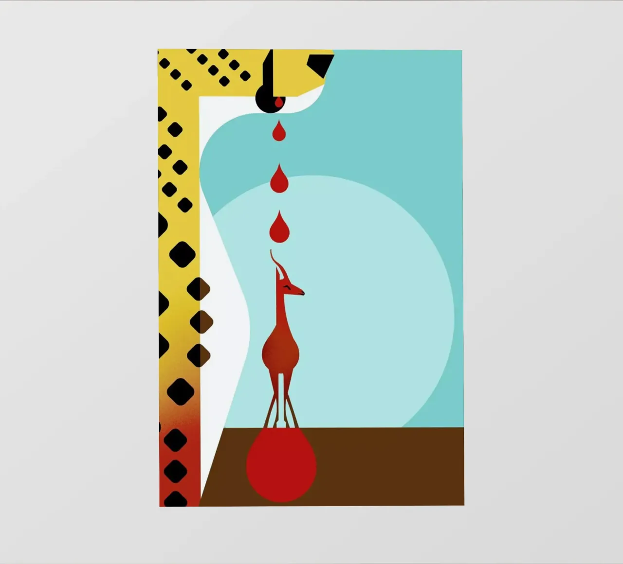 Cheetah 1 telo in pvc da Dieter Braun