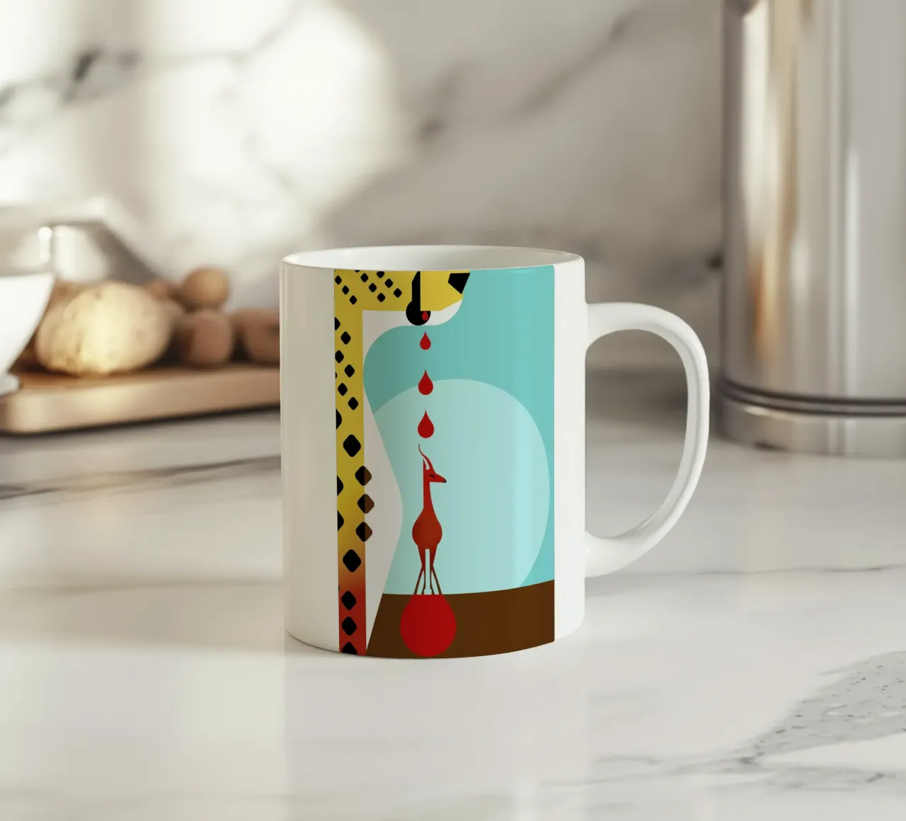 Cheetah 1 tazza in ceramica da Dieter Braun