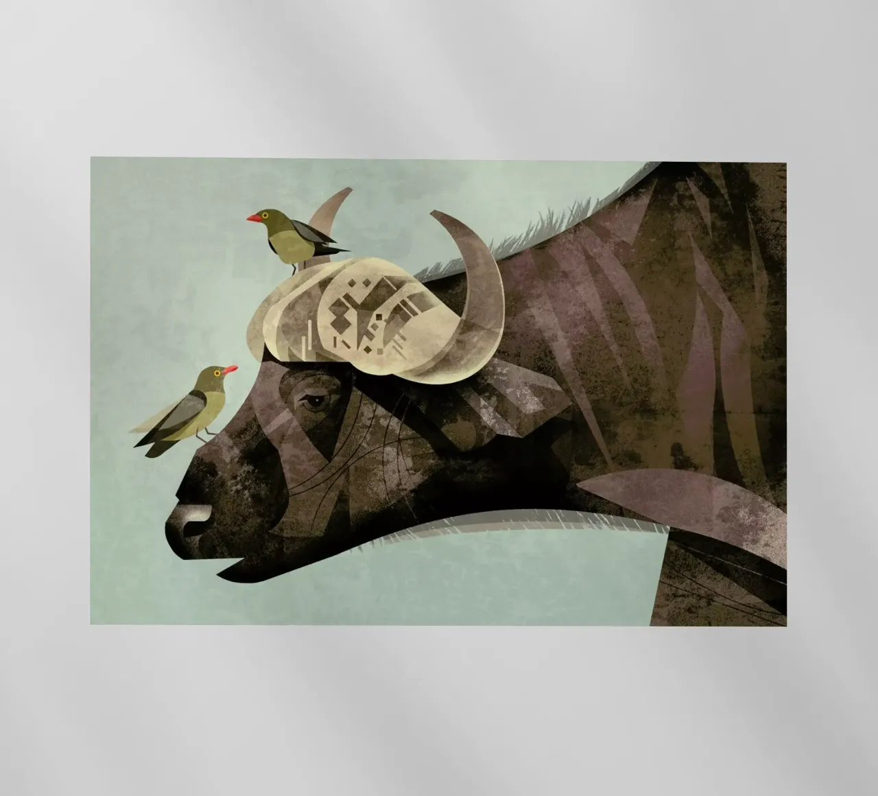 Buffalo pellicola backlit da Dieter Braun