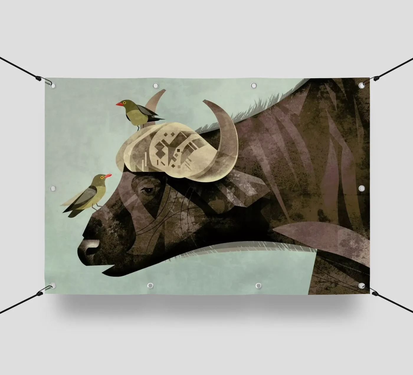 Buffalo telo in pvc da Dieter Braun