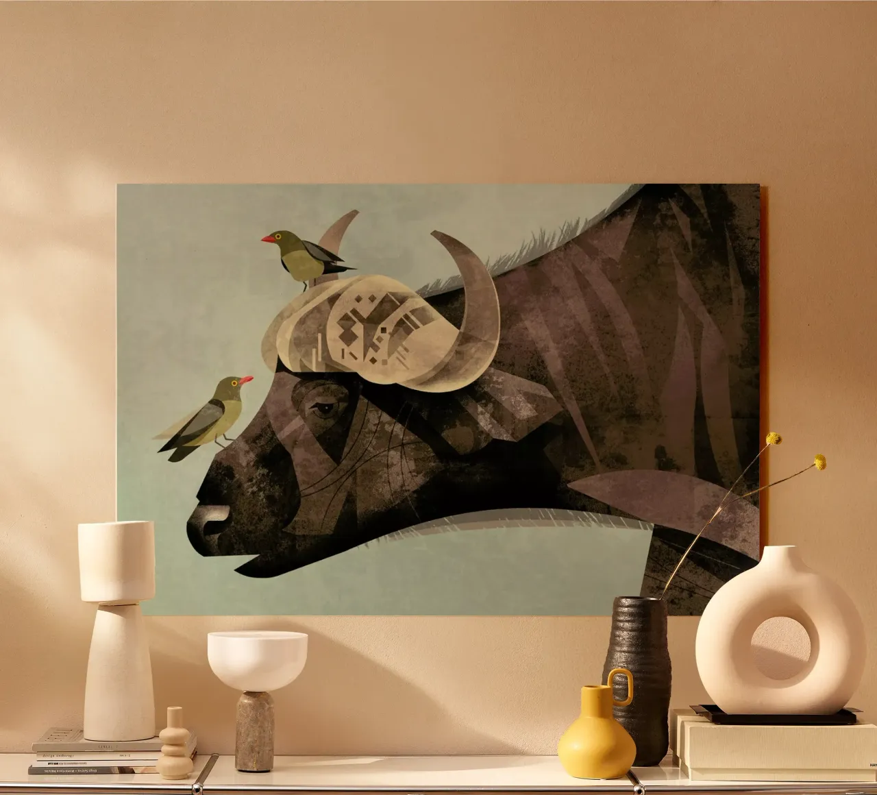 Buffalo plexiglas de Dieter Braun