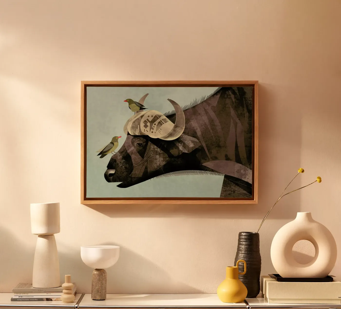 Buffalo canvas van Dieter Braun