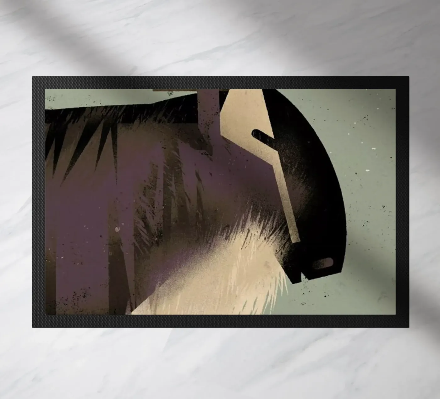 Wildebeast Fußmatte von Dieter Braun