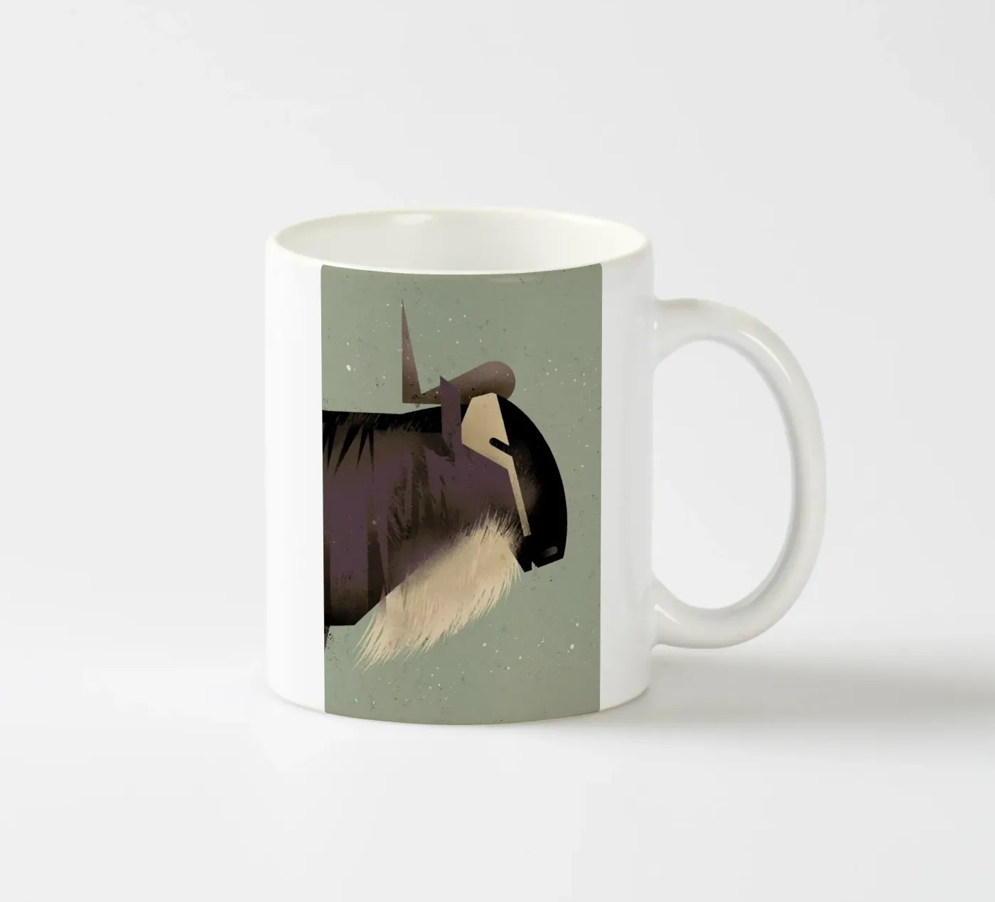 Wildebeast ceramic mug by Dieter Braun