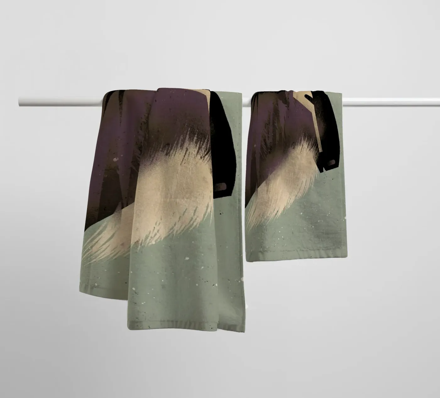 Wildebeast badhanddoek van Dieter Braun