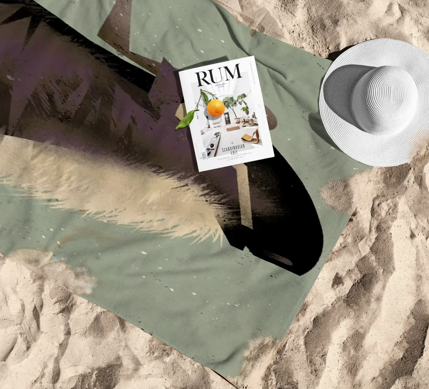 Wildebeast beach towel by Dieter Braun