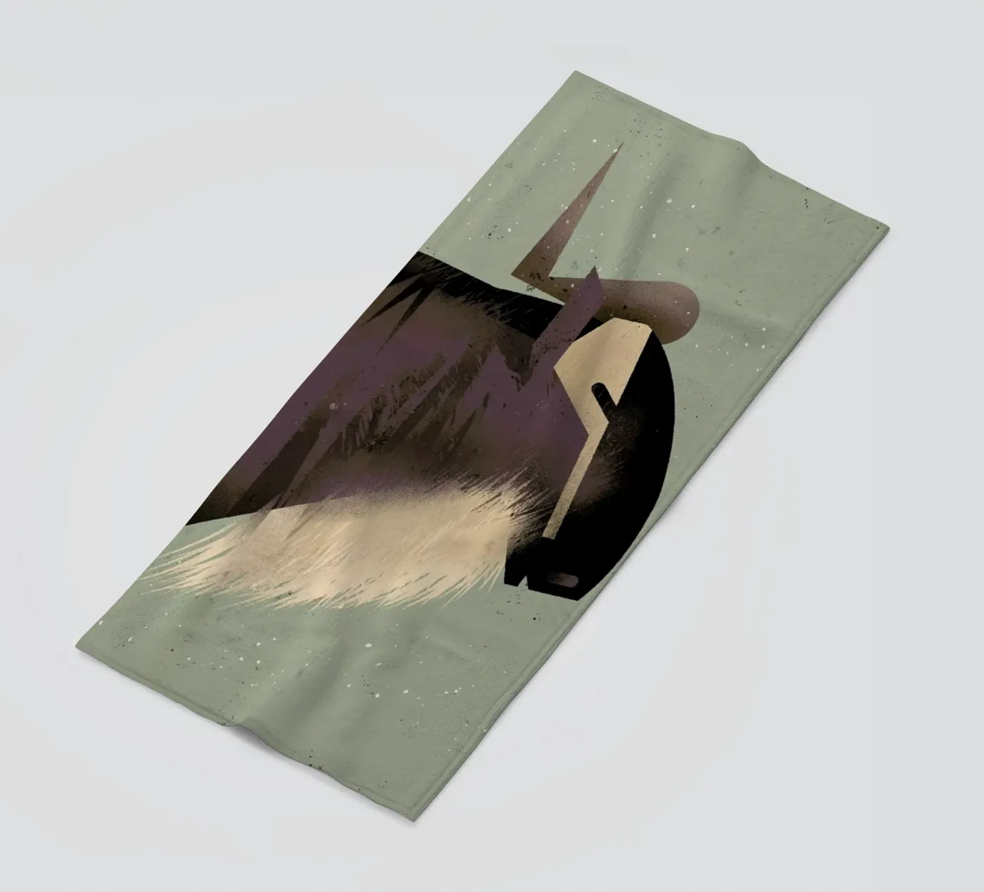 Wildebeast beach towel by Dieter Braun