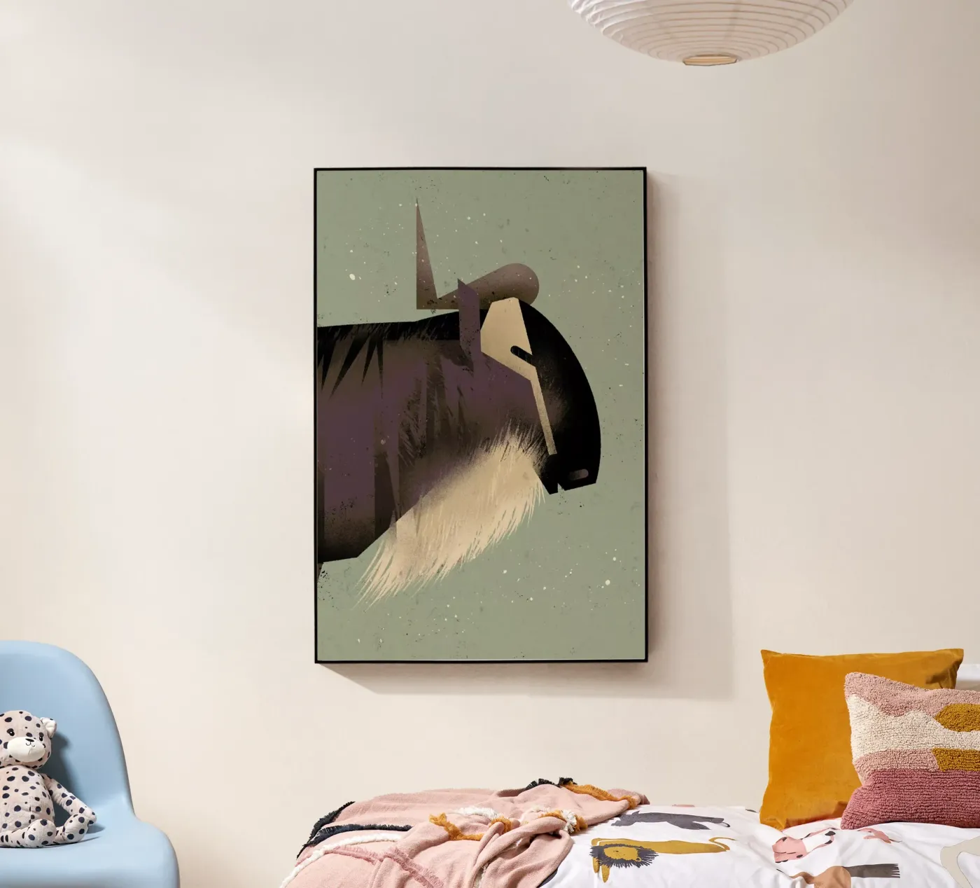 Wildebeast plexiglas de Dieter Braun