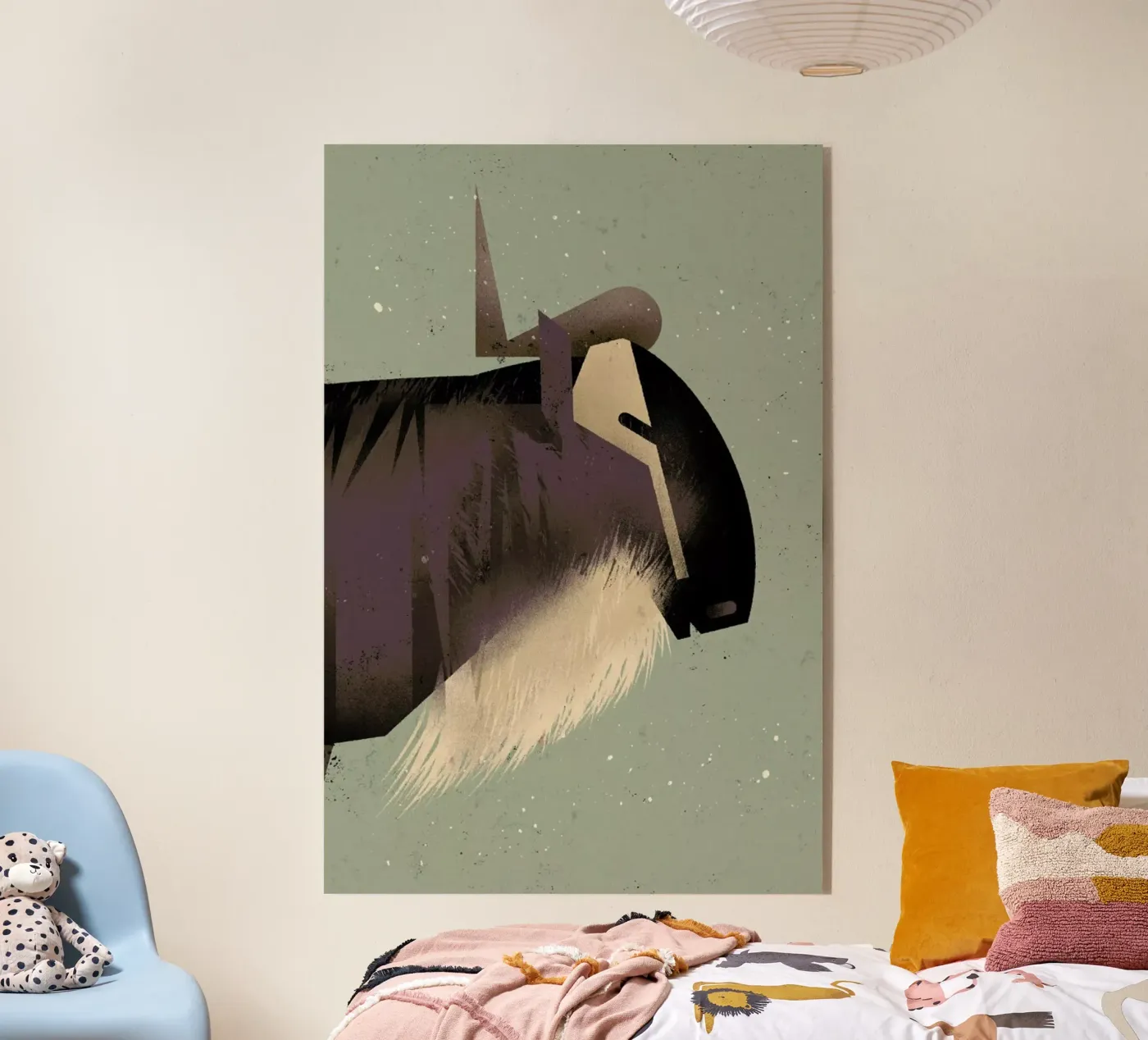 Wildebeast plexiglas de Dieter Braun