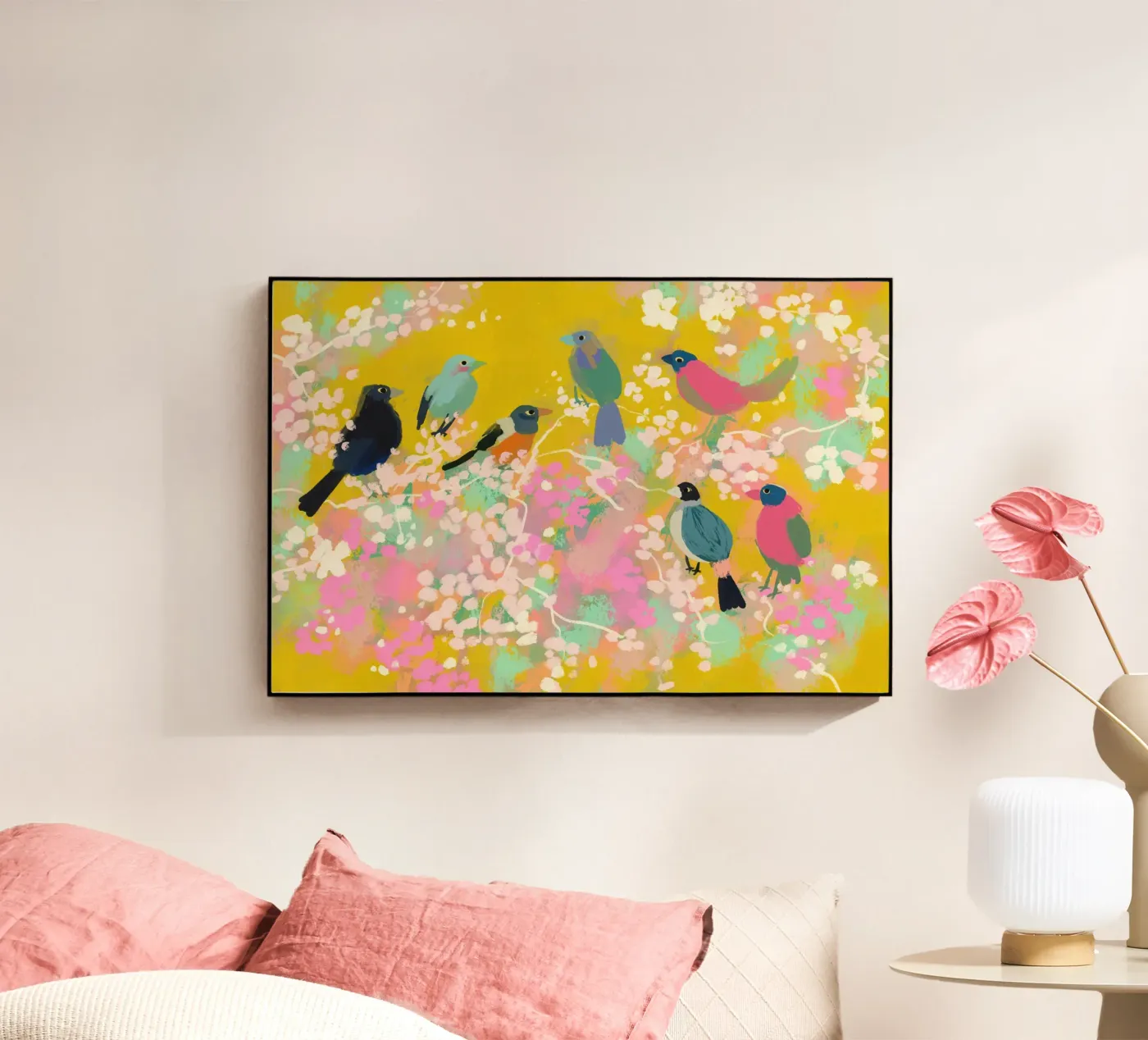 Spring Birds plexiglass da treechild