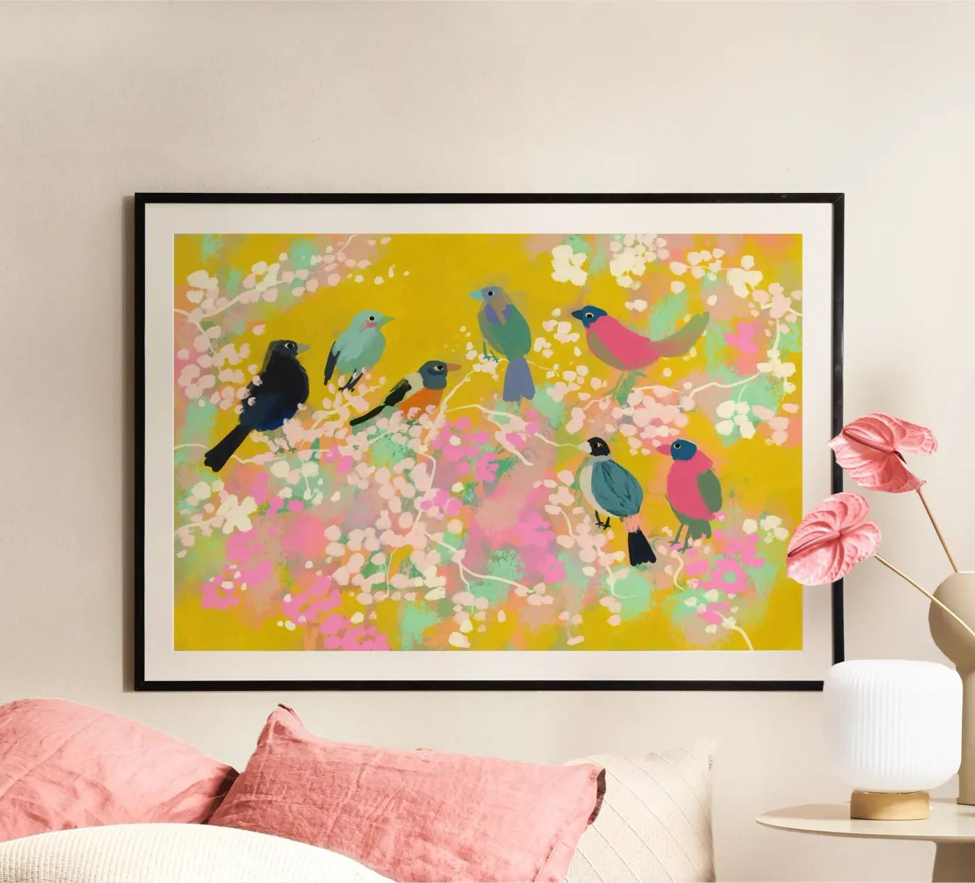 Spring Birds poster da treechild
