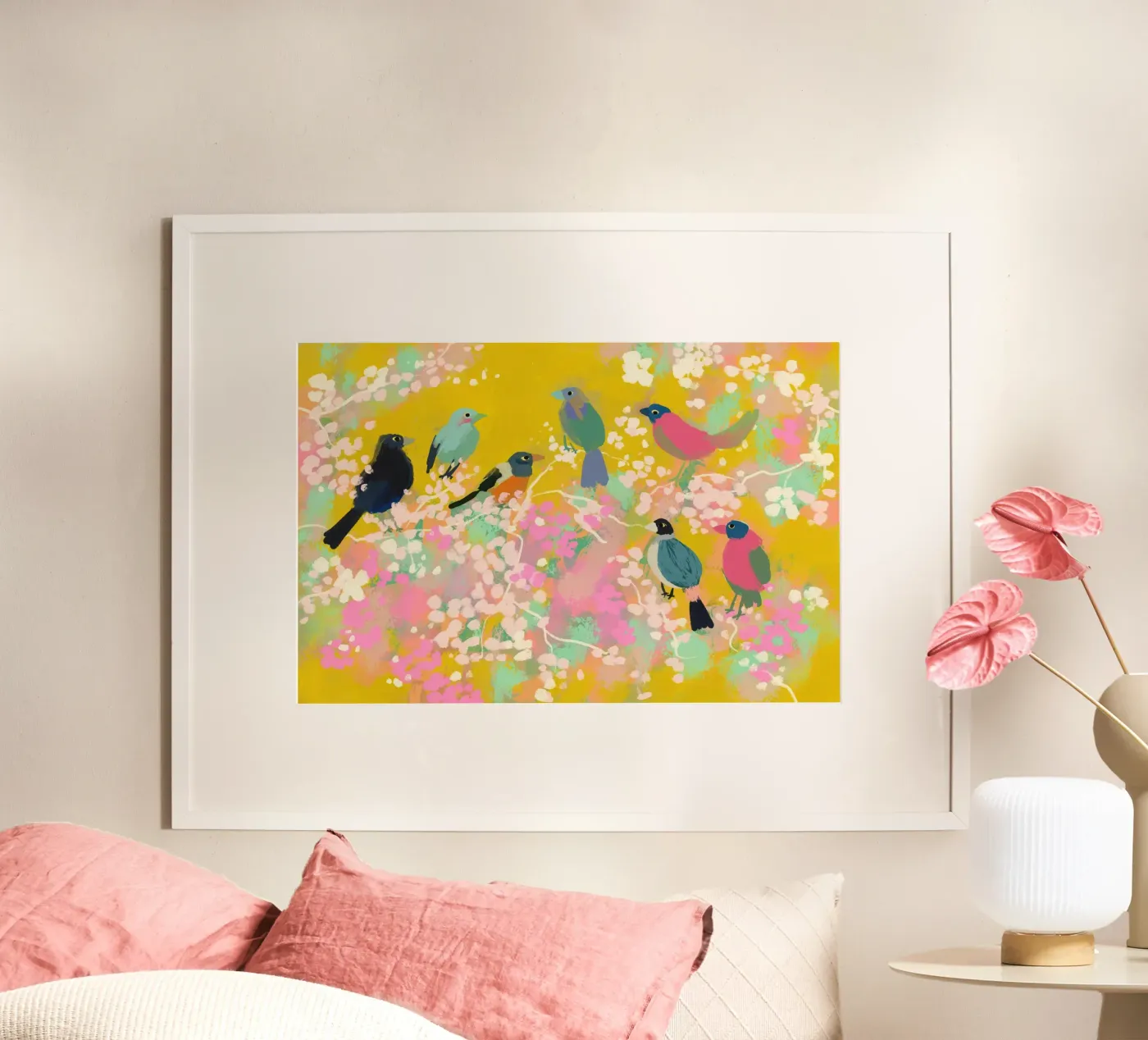 Spring Birds poster da treechild