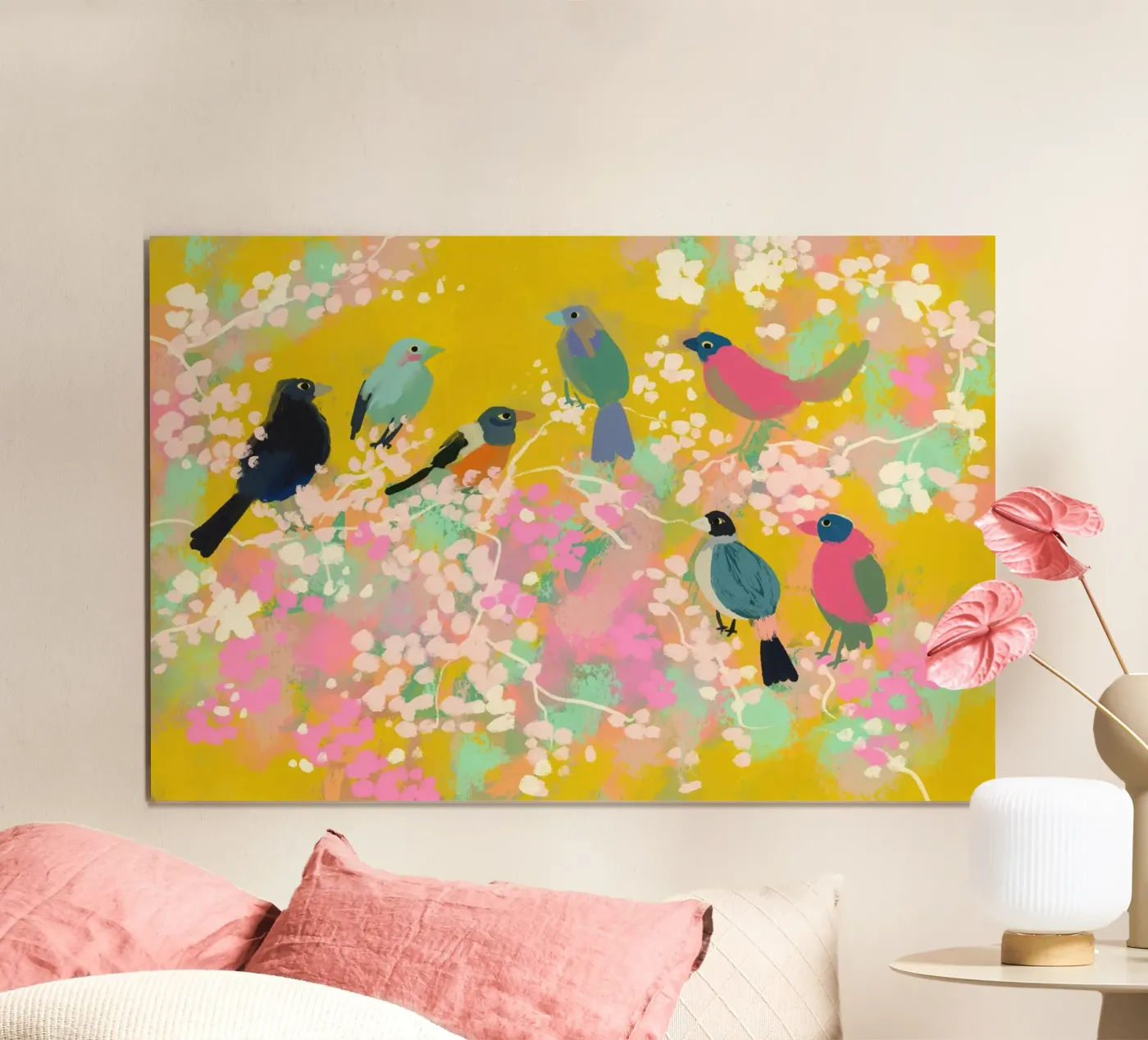 Spring Birds poster da treechild