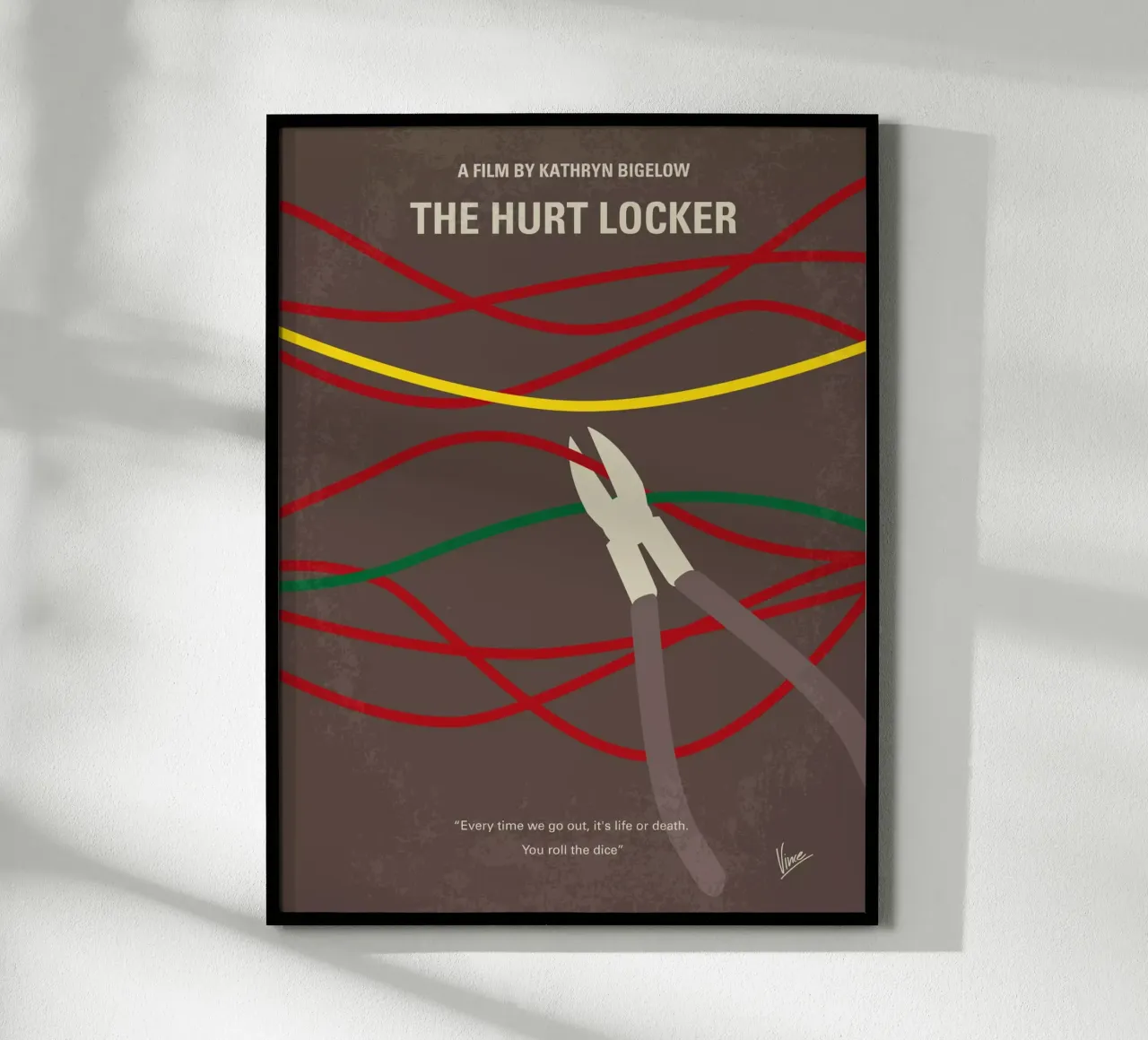 No746 My The Hurt Locker minimal movie poster poster da Chungkong
