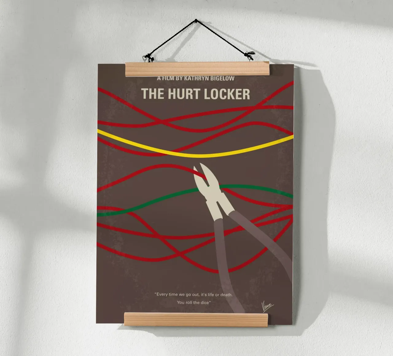 No746 My The Hurt Locker minimal movie poster poster da Chungkong