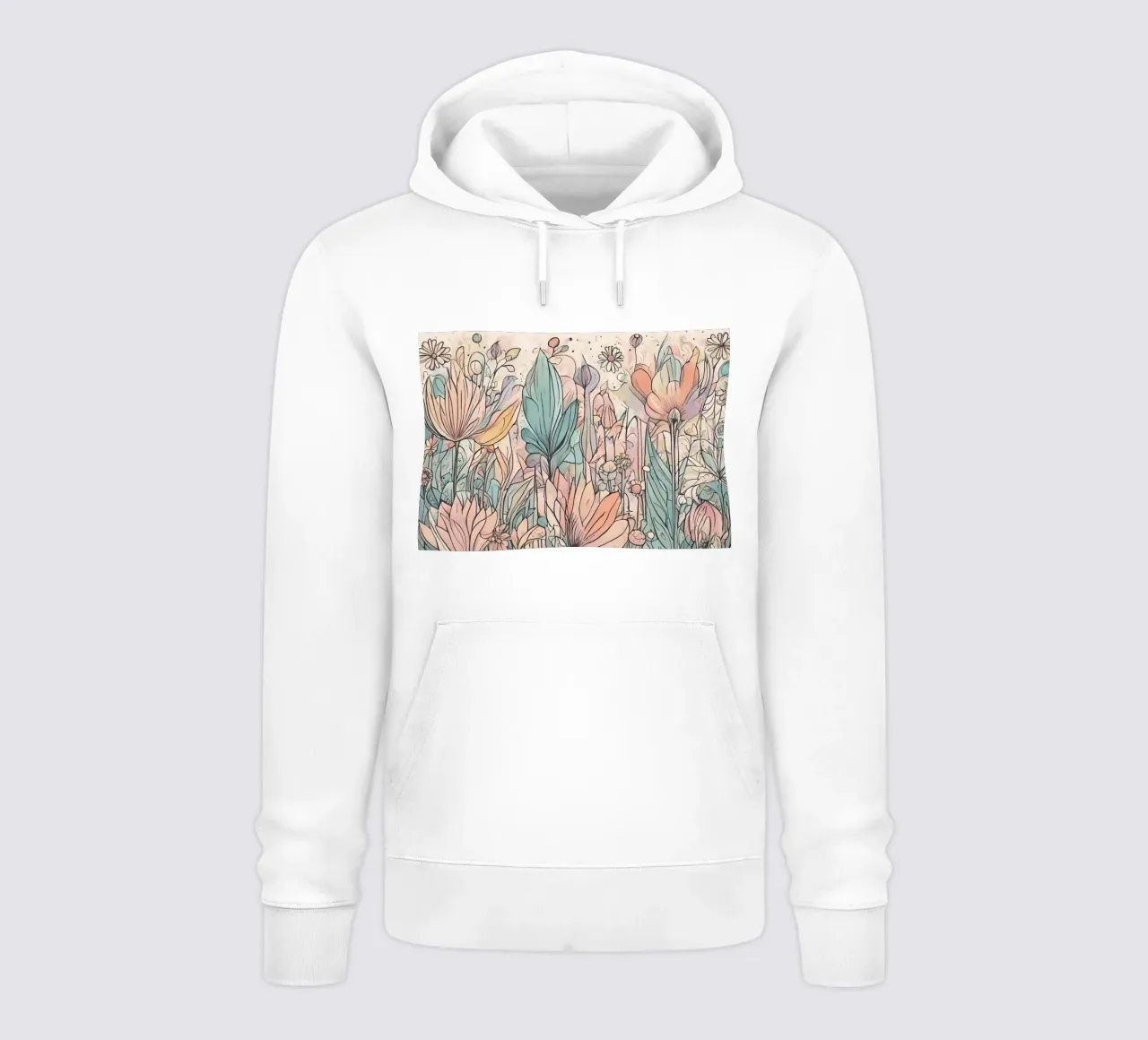 Flower power 6 felpa con cappuccio da Rezh creations