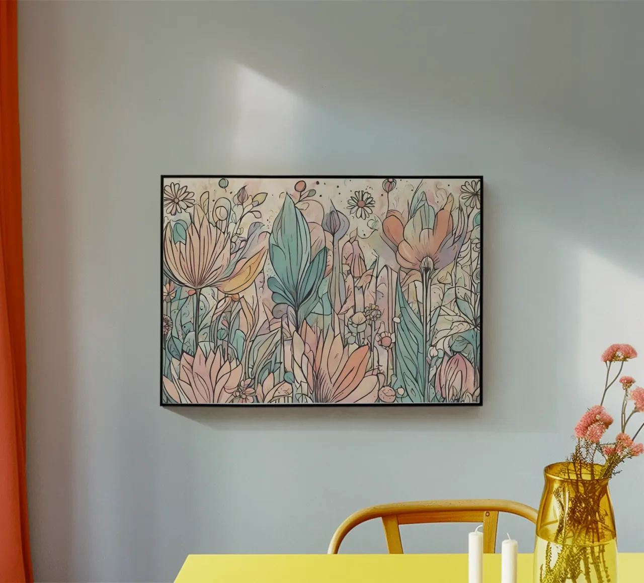 Flower power 6 acrylic glass by Rezh creations