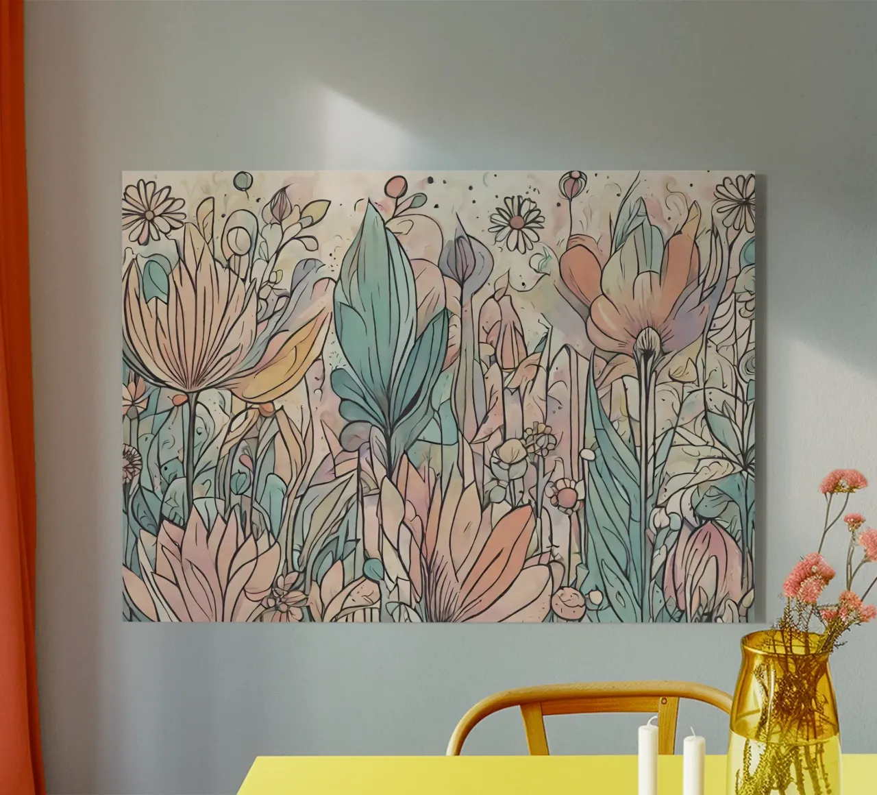 Flower power 6 acrylic glass by Rezh creations