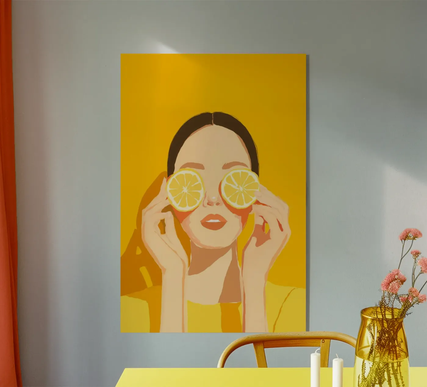 Lemon Lady acryl van treechild