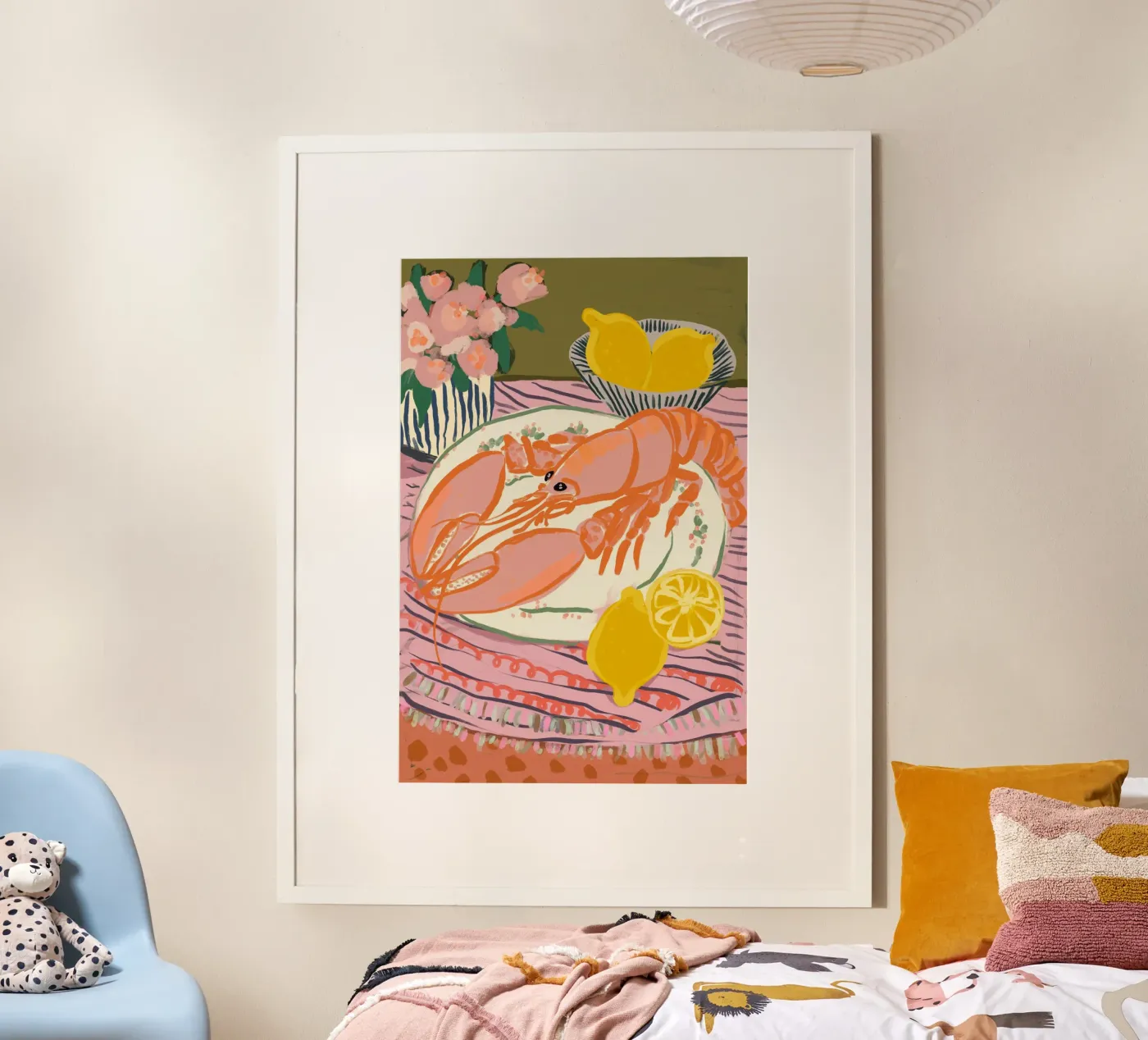 Lobster Plate No 02 Poster von treechild