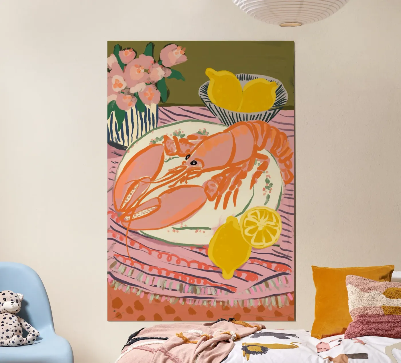 Lobster Plate No 02 Poster von treechild