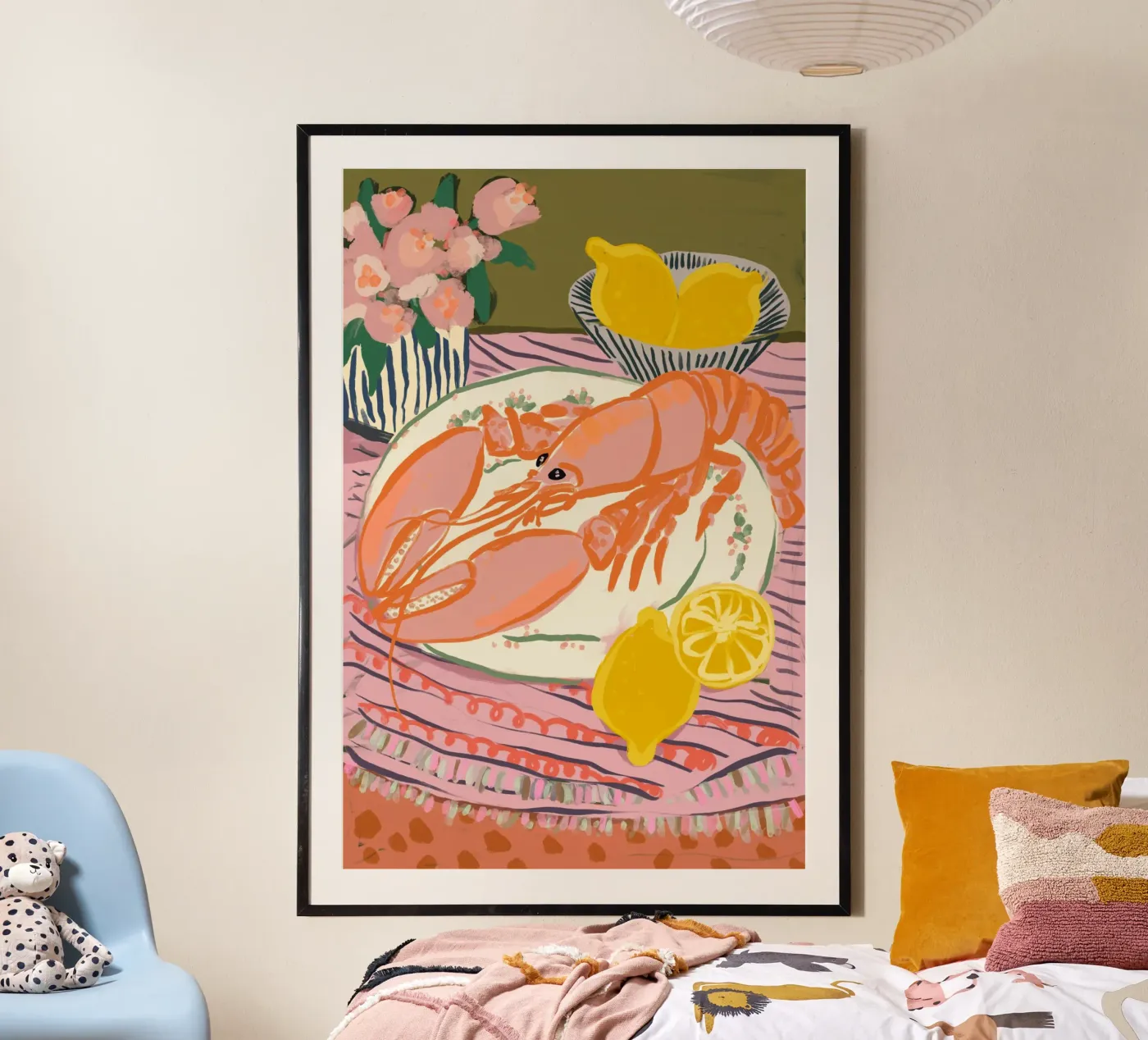 Lobster Plate No 02 Poster von treechild