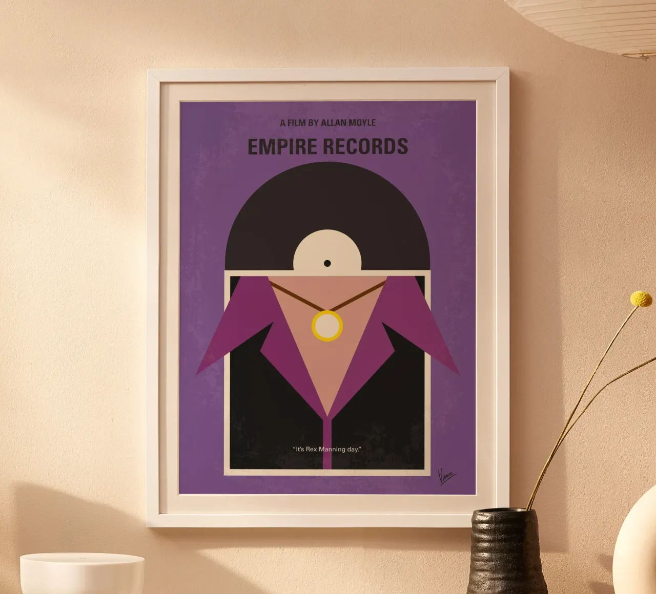 No750 My Empire Records minimal movie poster carta hahnemühle da Chungkong