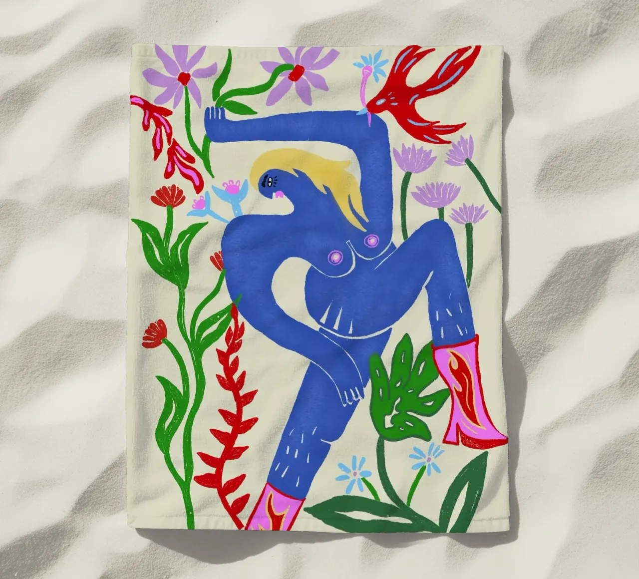 flowerpower telo mare da suncoloredberlin