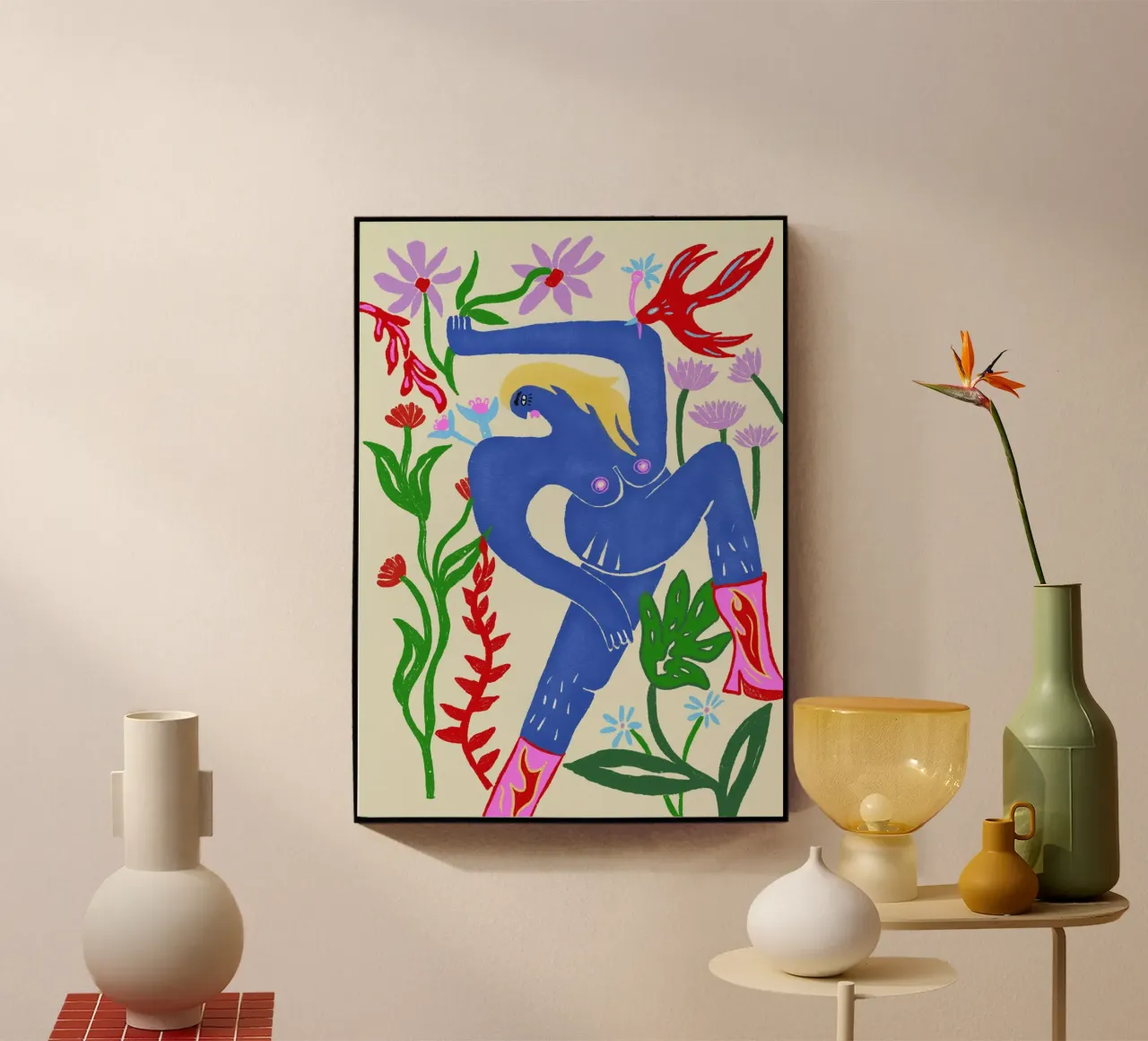 flowerpower acryl van suncoloredberlin