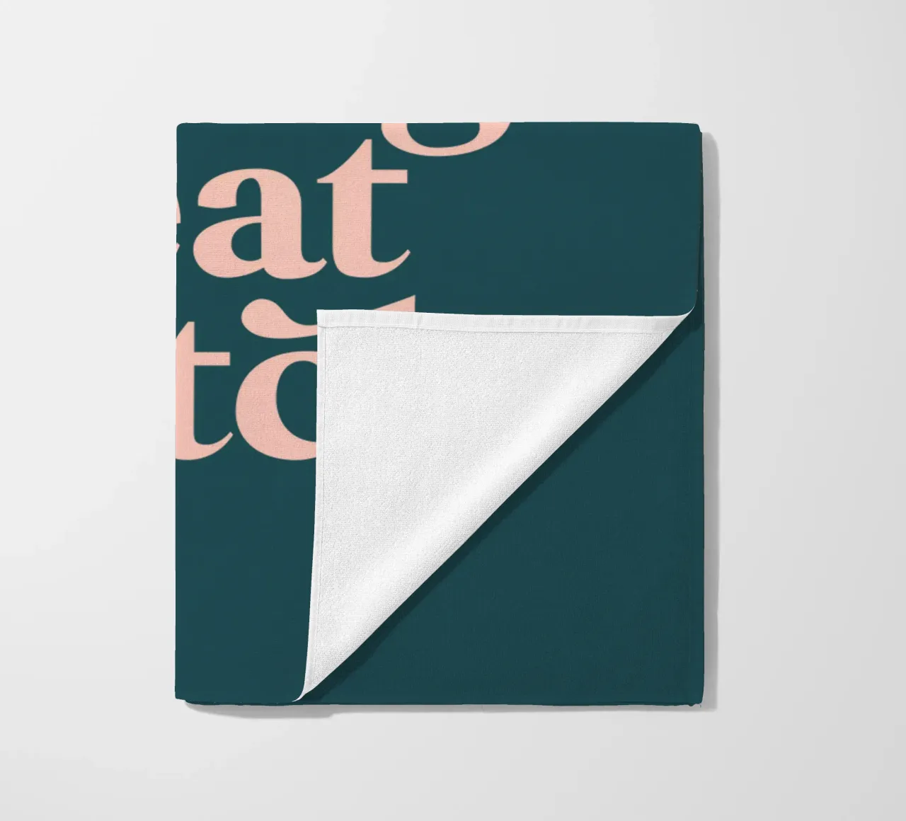 You're Doing Great Bitch Sassy Chic Typografie Design beach towel by THE MOTIVATED TYPE