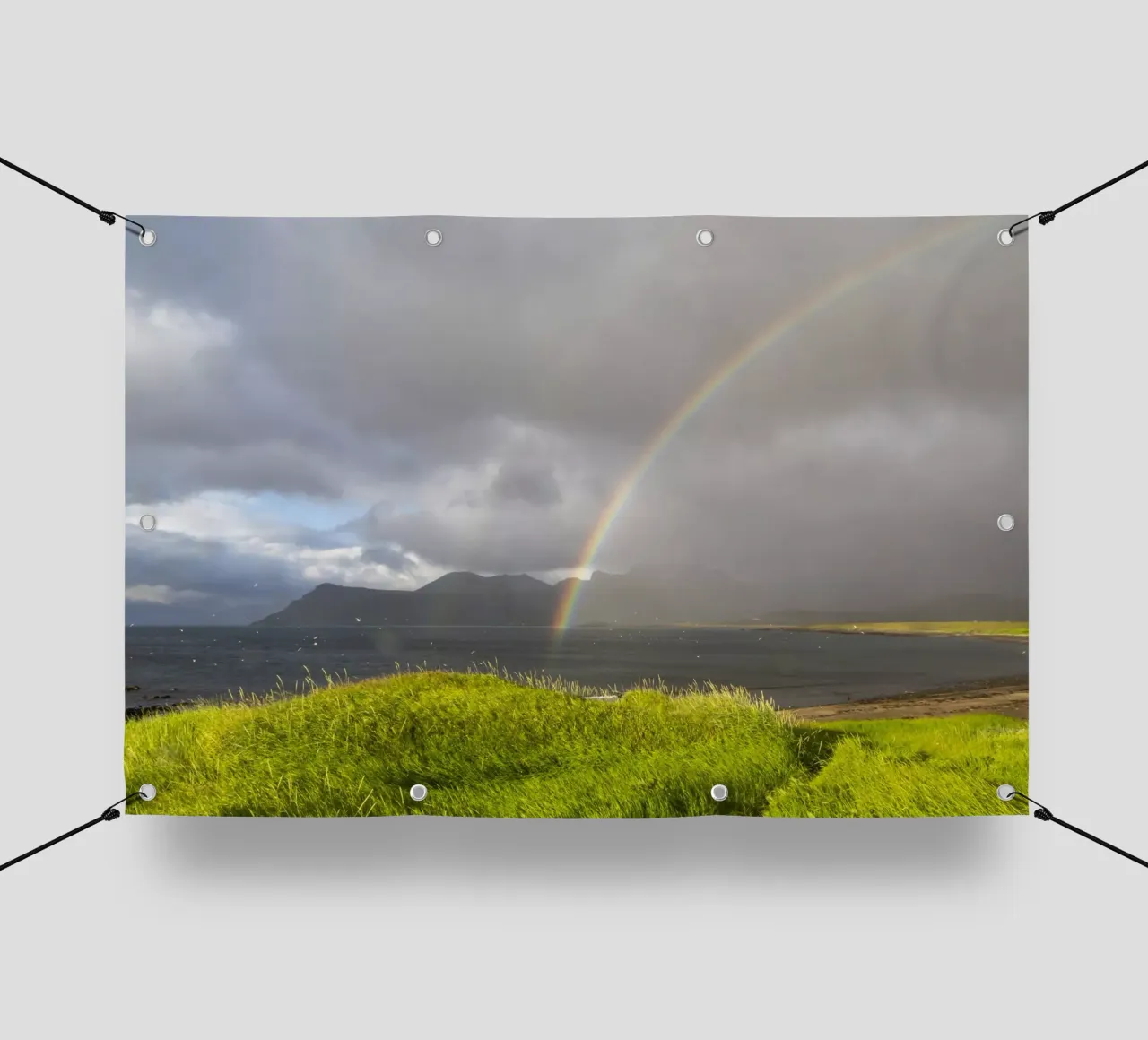 Islanda - Arcobaleno telo in pvc da Nadine Ginzel