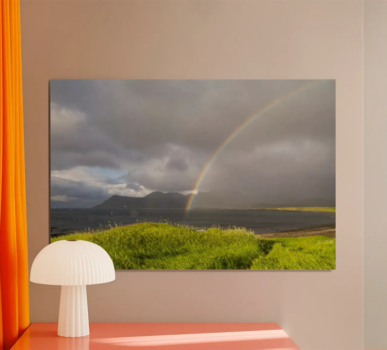 Islanda - Arcobaleno carta hahnemühle da Nadine Ginzel
