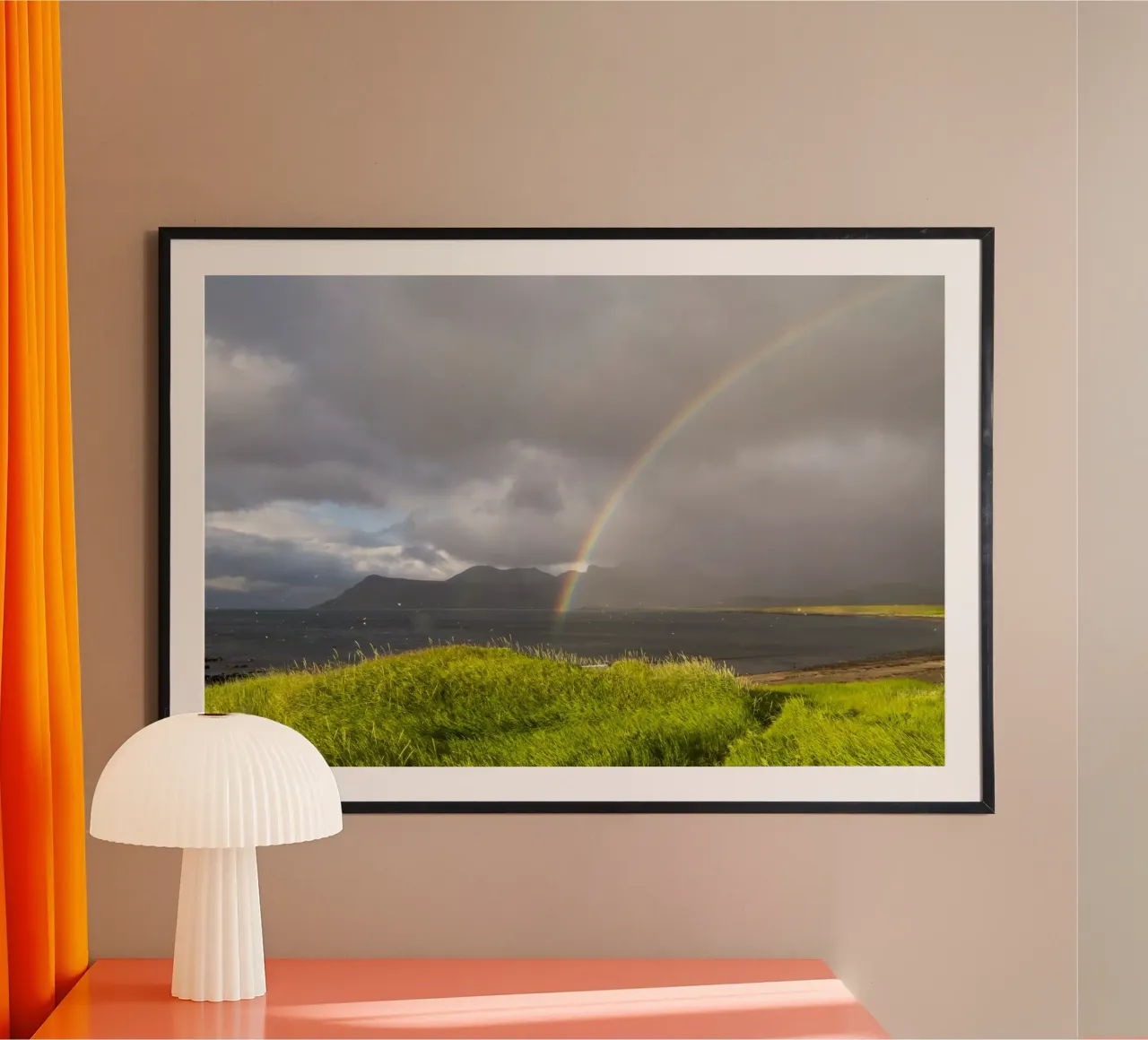 Islanda - Arcobaleno carta hahnemühle da Nadine Ginzel