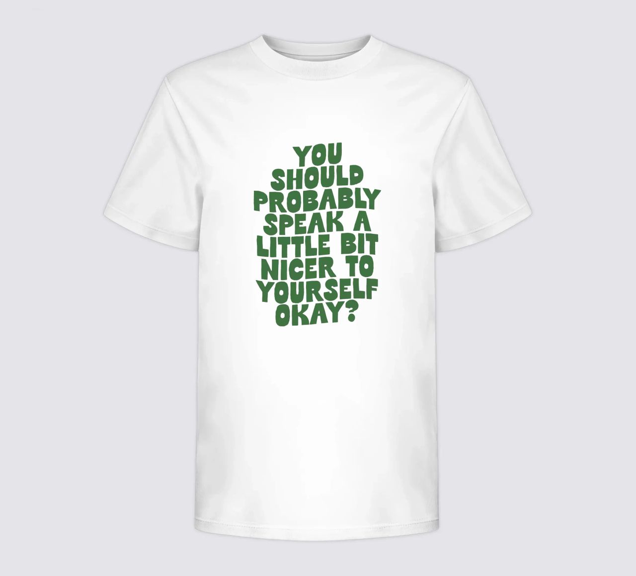 Probabilmente dovreste parlare in modo un po' più gentile con voi stessi t-shirt bambini da THE MOTIVATED TYPE