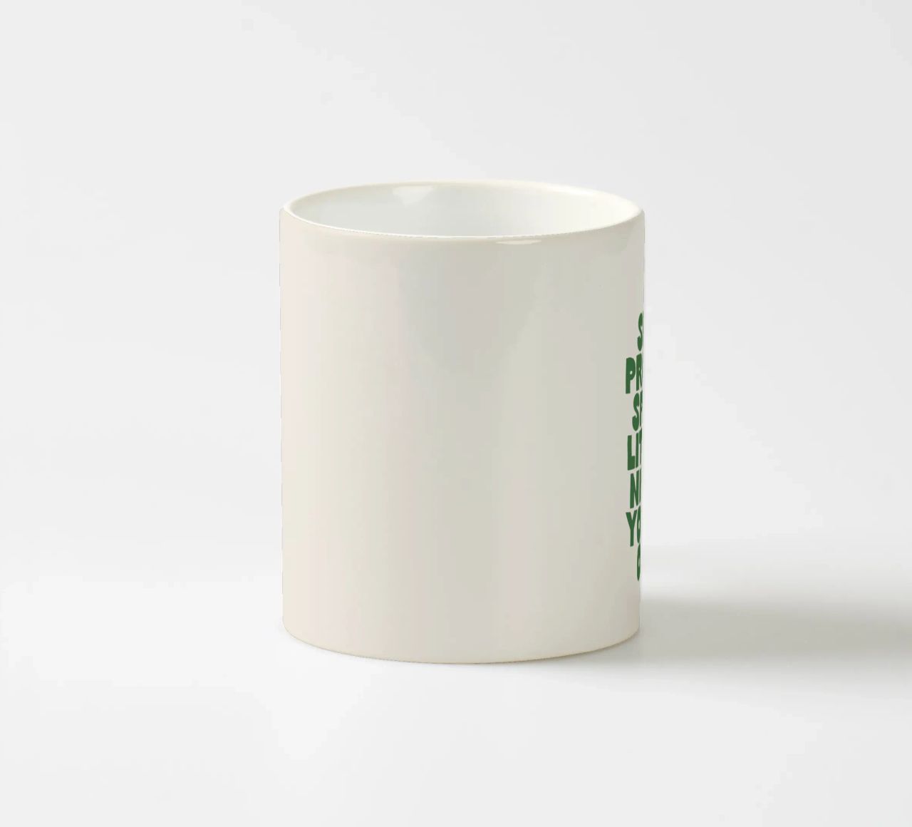 Probabilmente dovreste parlare in modo un po' più gentile con voi stessi tazza in ceramica da THE MOTIVATED TYPE