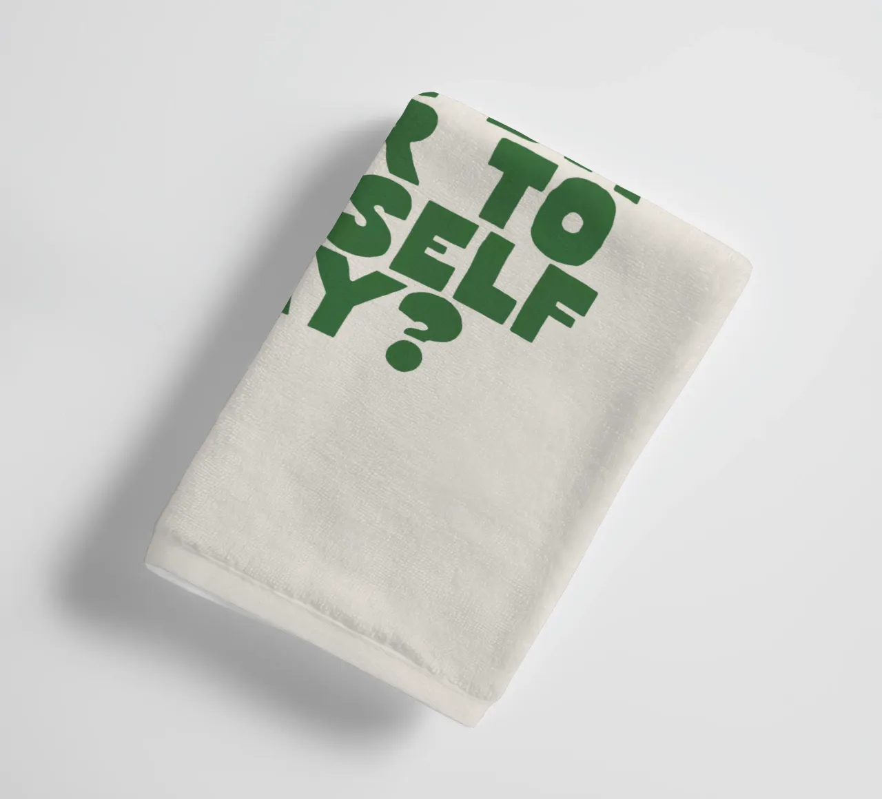 Vous devriez probablement vous parler un peu plus gentiment à vous-même serviette de bain de THE MOTIVATED TYPE