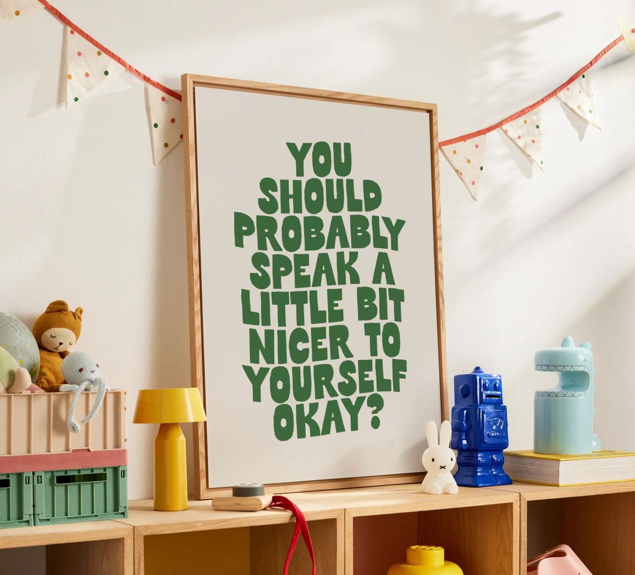 Probabilmente dovreste parlare in modo un po' più gentile con voi stessi plexiglass da THE MOTIVATED TYPE
